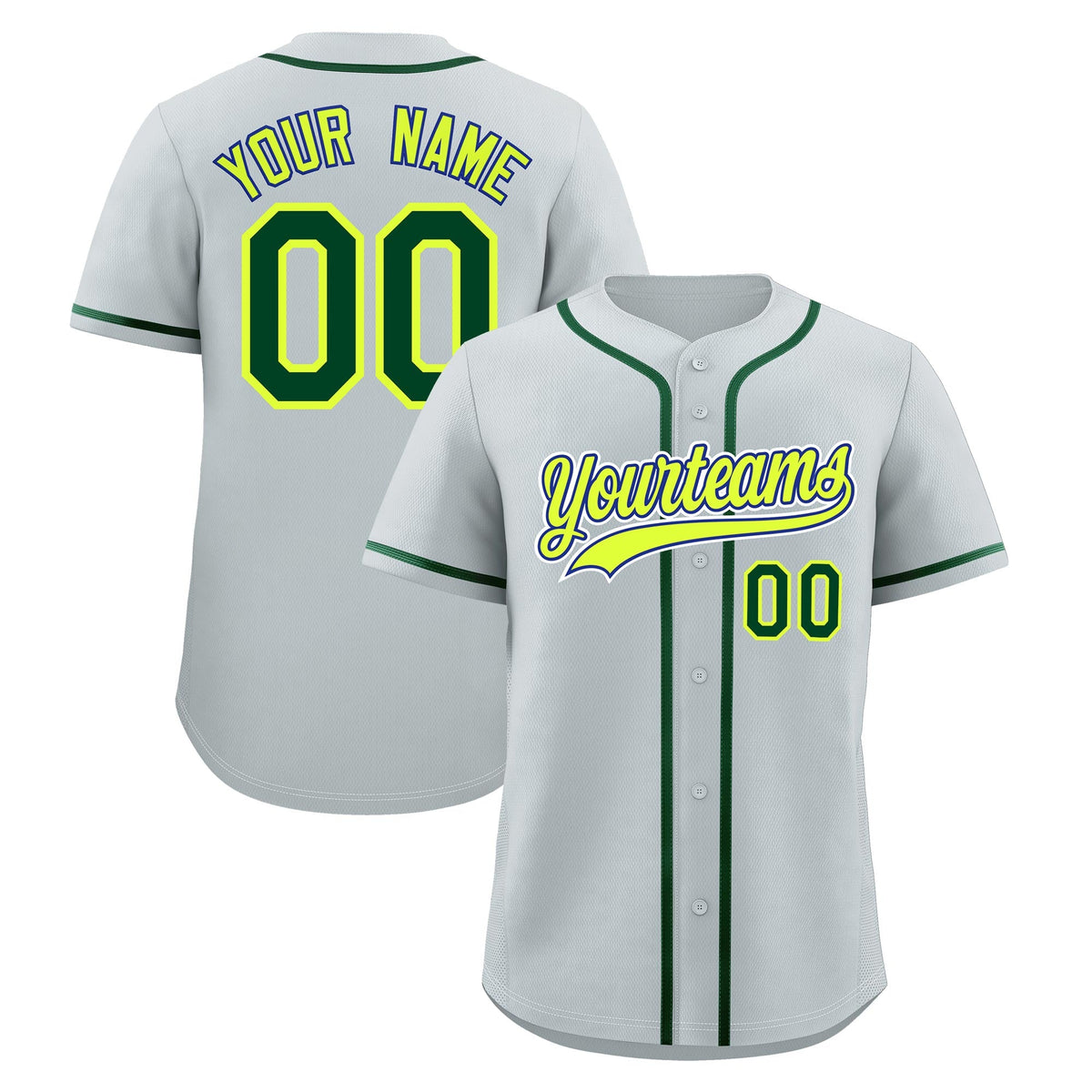 Custom Silver Classic Style Stitched Sports Uniform Personalized For Teams Lightweight Baseball Jersey| KXKSHOP