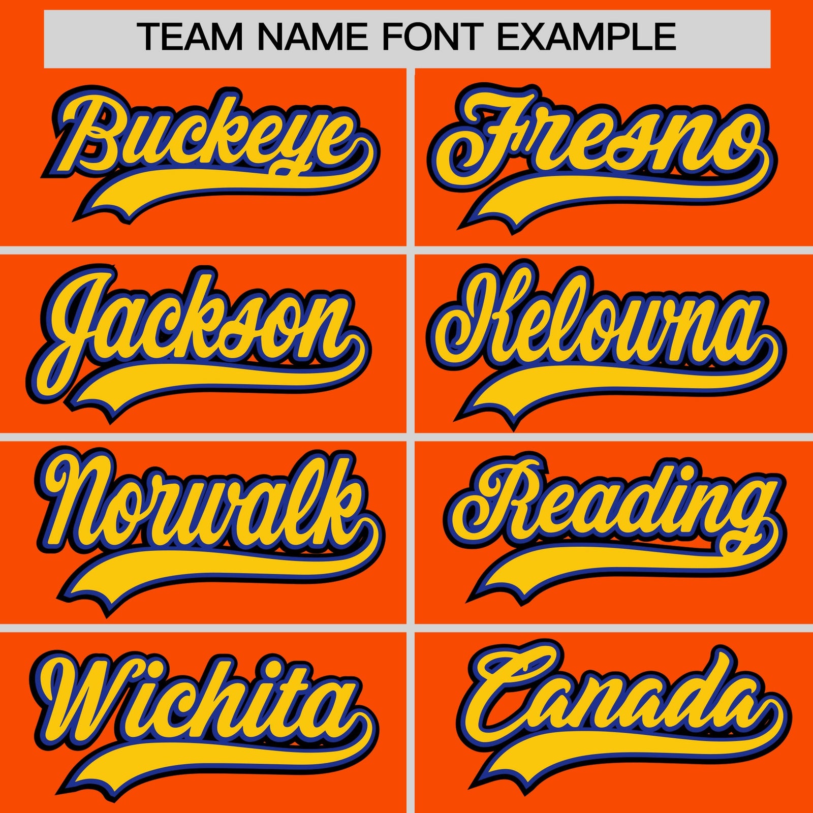 Custom Orange Classic Style Stitched Sports Uniform Personalized For Teams Quick Dry Baseball Jersey| KXKSHOP