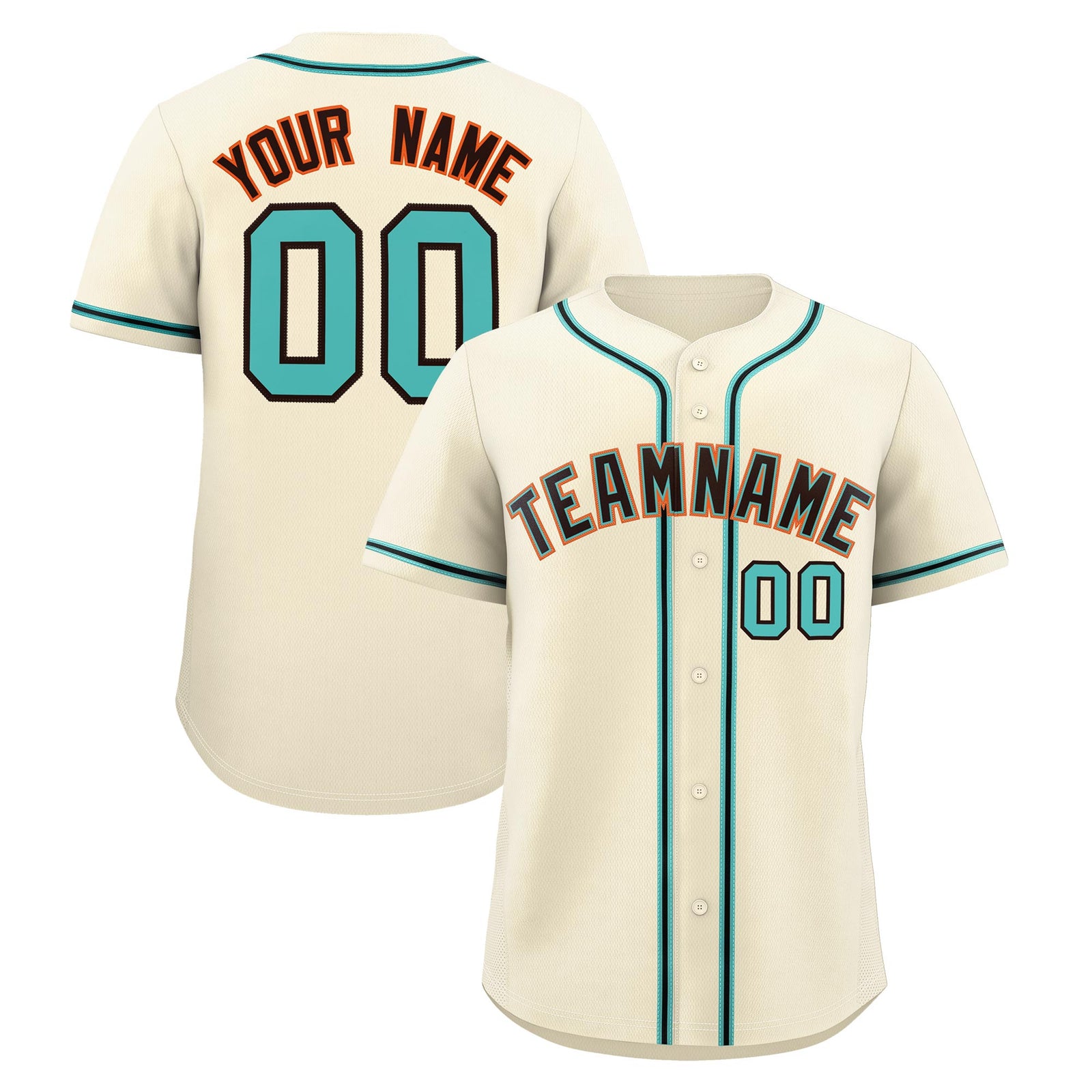 Custom Cream Classic Style Stitched Sports Uniform Personalized For Teams Quick Dry Baseball Jersey| KXKSHOP