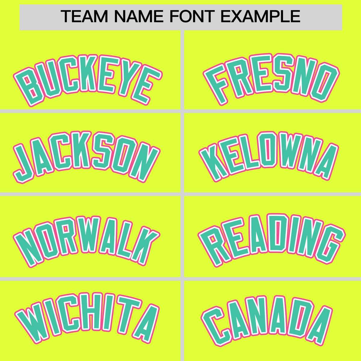 Custom Fluorescent Green Classic Style Stitched Sports Uniform Personalized For Teams Quick Dry Baseball Jersey| KXKSHOP