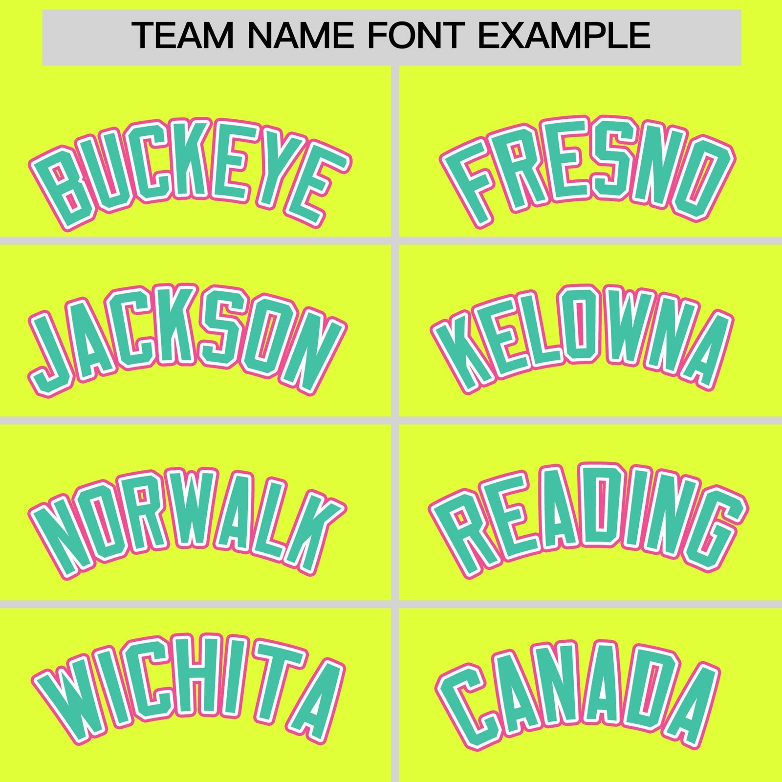 Custom Fluorescent Green Classic Style Stitched Sports Uniform Personalized For Teams Quick Dry Baseball Jersey| KXKSHOP