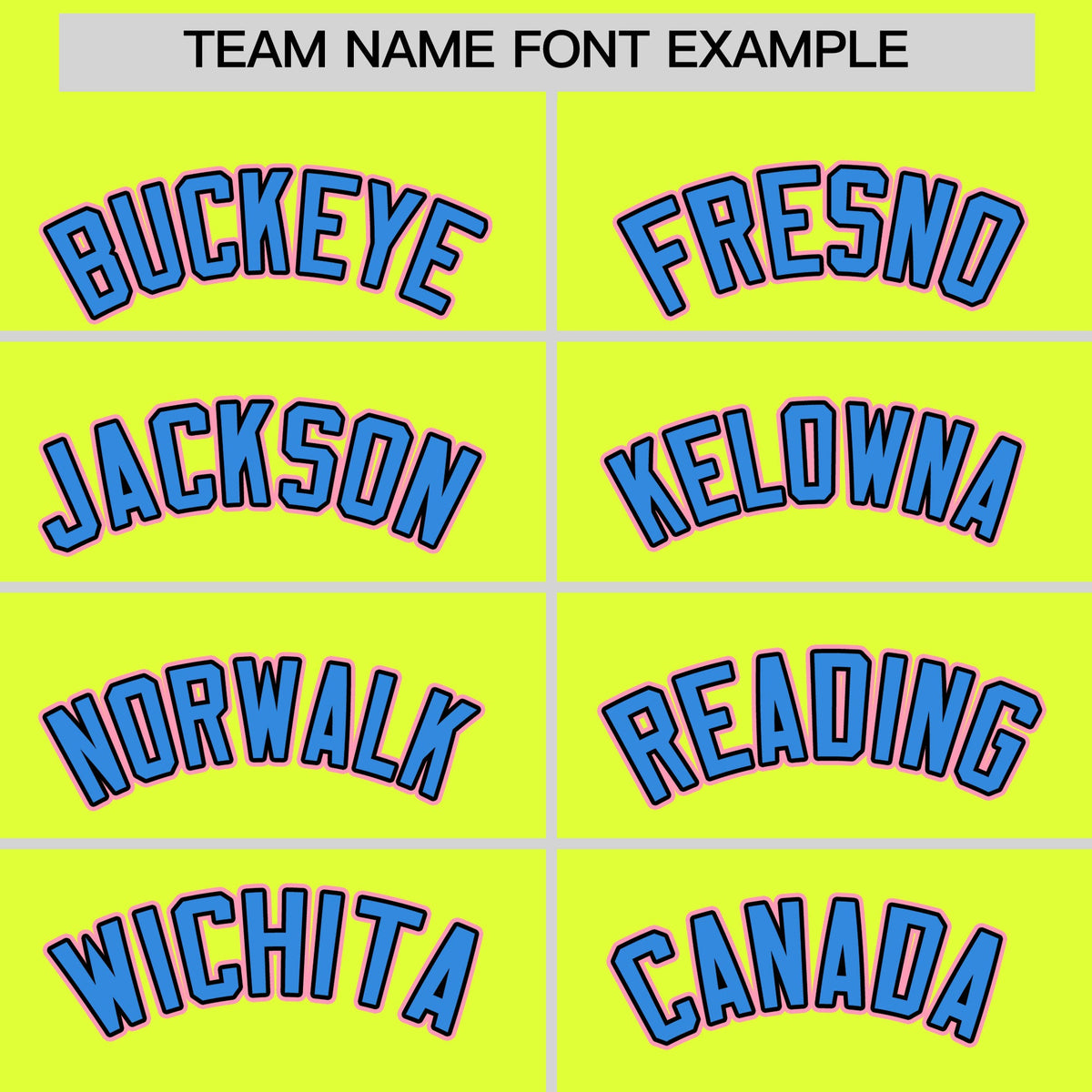 Custom Fluorescent Green Classic Style Stitched Sports Uniform Personalized For Teams Quick Dry Baseball Jersey| KXKSHOP