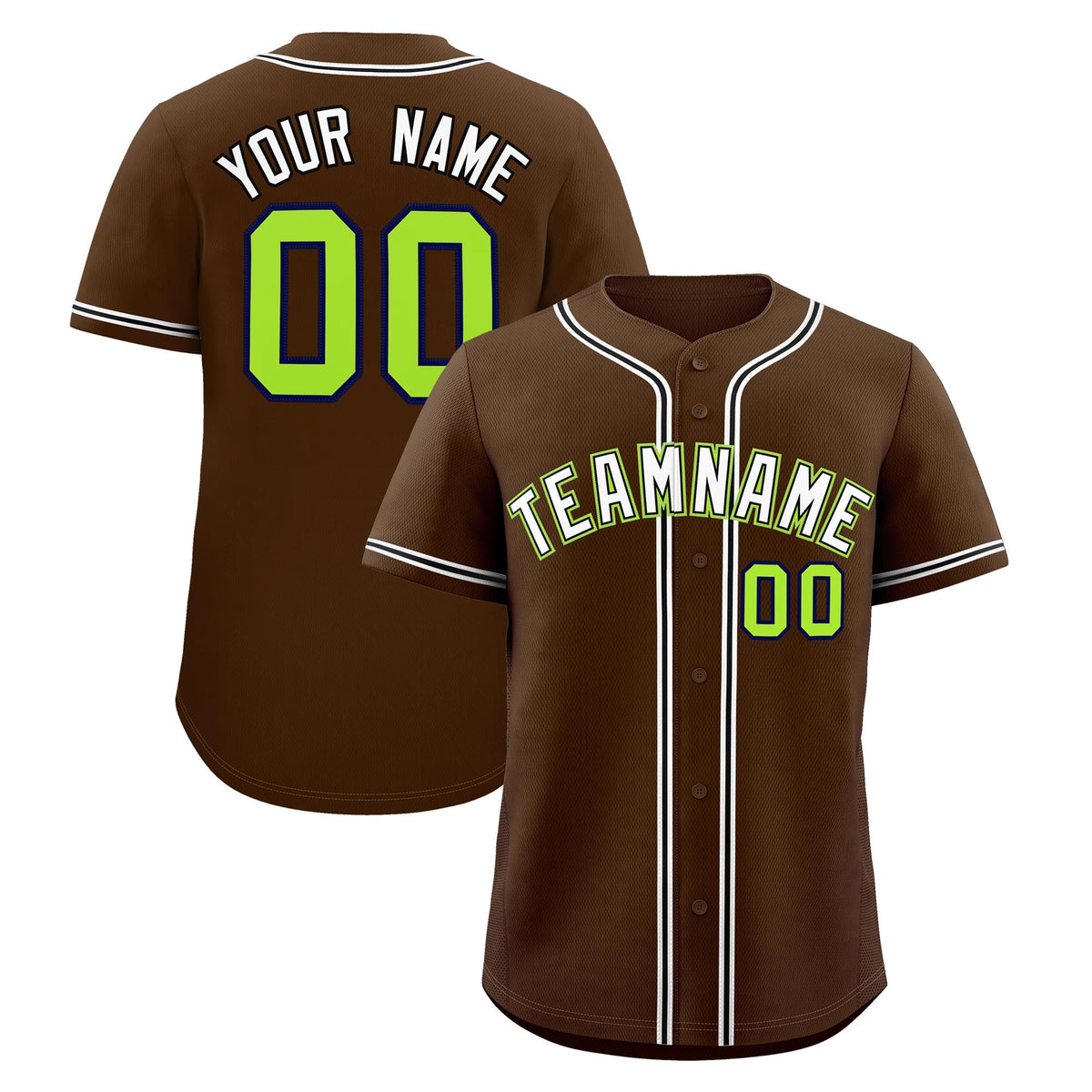 Custom Brown Classic Style Stitched Sports Uniform Personalized For Teams Lightweight Baseball Jersey| KXKSHOP