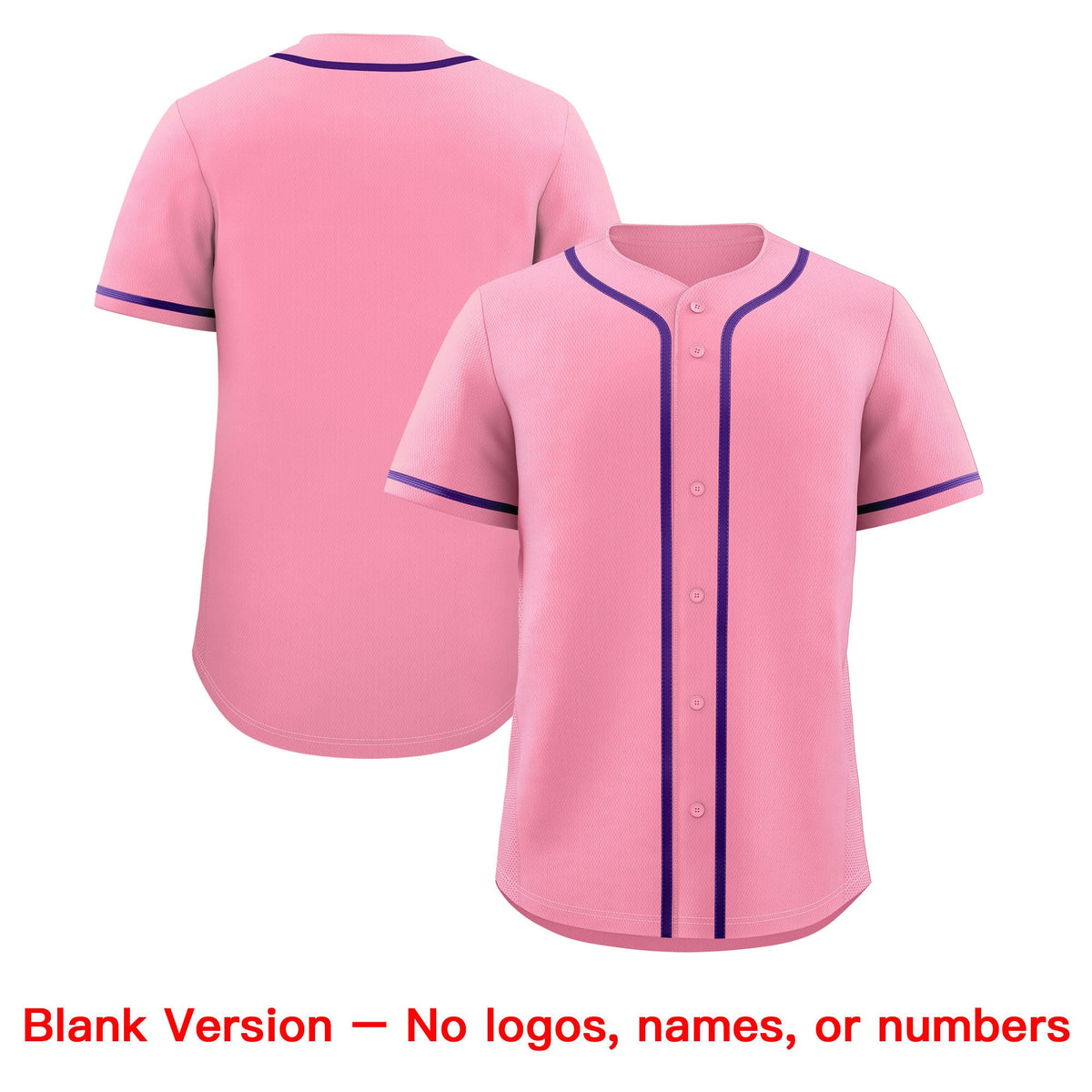 Custom Light Pink Classic Style Stitched Sports Uniform Personalized For Teams Lightweight Baseball Jersey| KXKSHOP