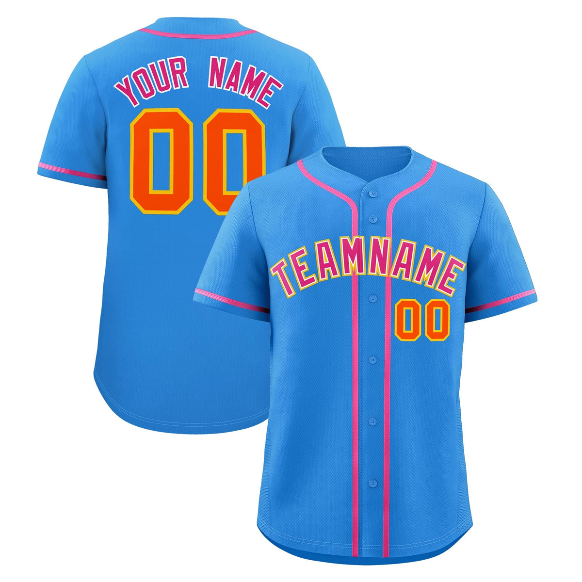 Custom Light Blue Classic Style Stitched Sports Uniform Personalized For Teams Lightweight Baseball Jersey| KXKSHOP