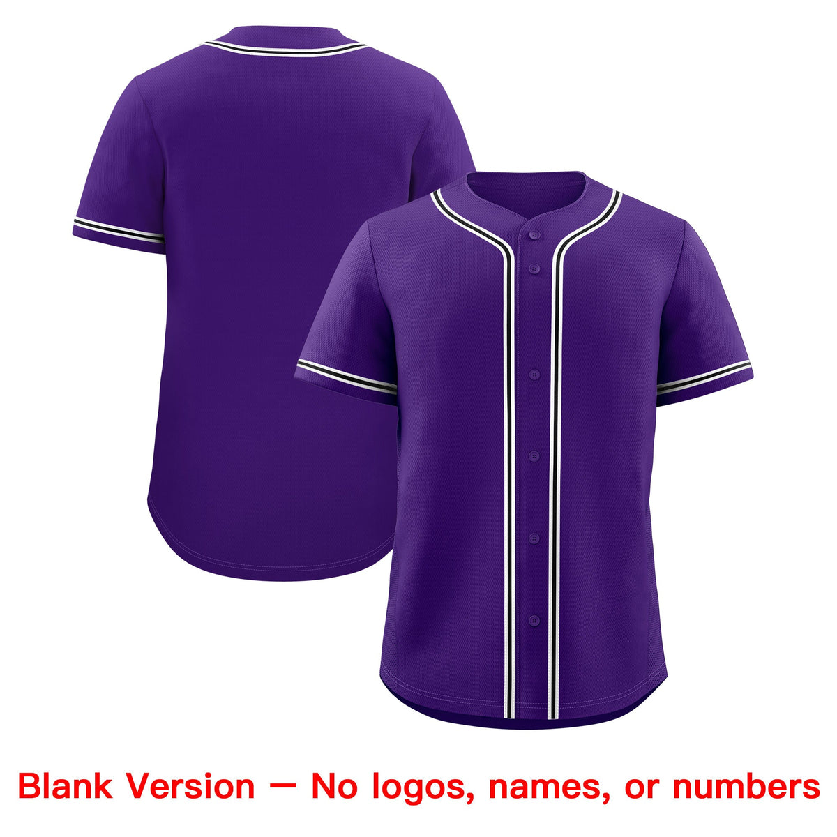 Custom Purple Classic Style Stitched Sports Uniform Personalized For Teams Lightweight Baseball Jersey| KXKSHOP