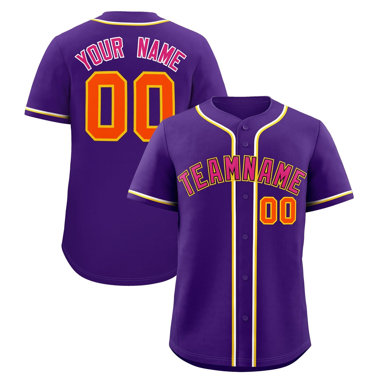 Custom Purple Classic Style Stitched Sports Uniform Personalized For Teams Quick Dry Baseball Jersey| KXKSHOP