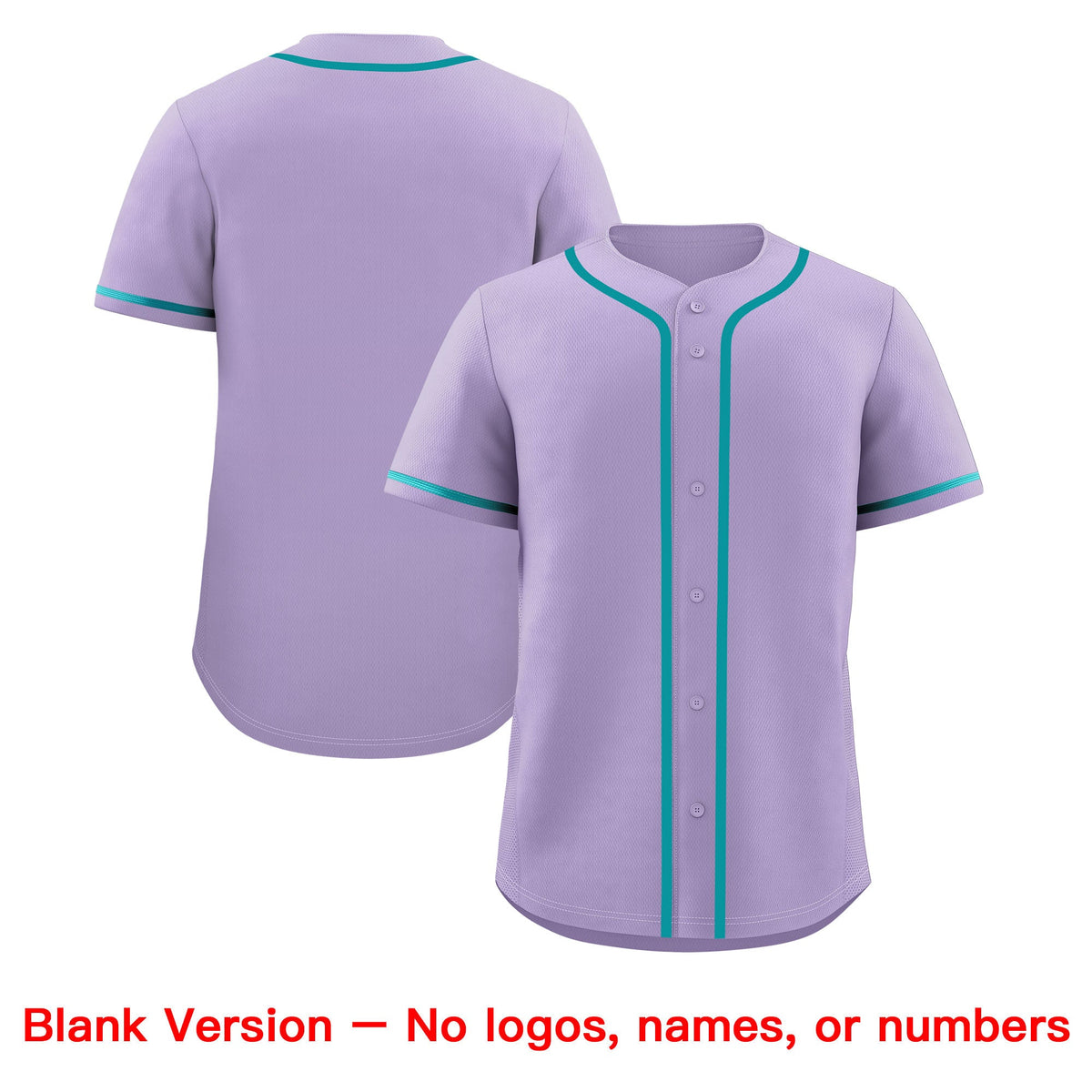Custom Light Purple Classic Style Stitched Sports Uniform Personalized For Teams Quick Dry Baseball Jersey| KXKSHOP