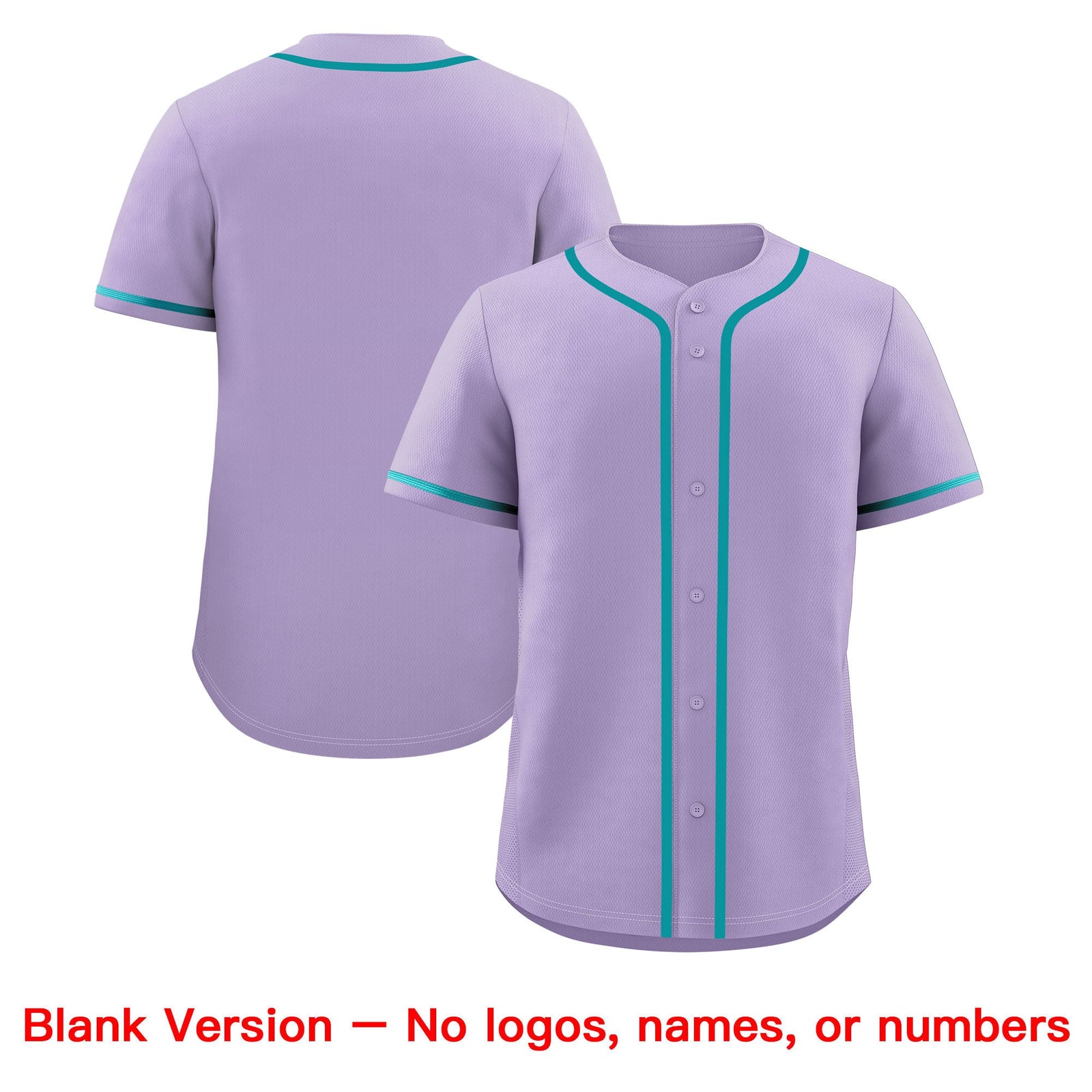 Custom Light Purple Classic Style Stitched Sports Uniform Personalized For Teams Quick Dry Baseball Jersey| KXKSHOP