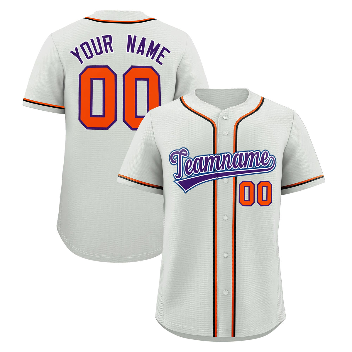 Custom Light Gray Classic Style Stitched Sports Uniform Personalized For Teams Quick Dry Baseball Jersey| KXKSHOP