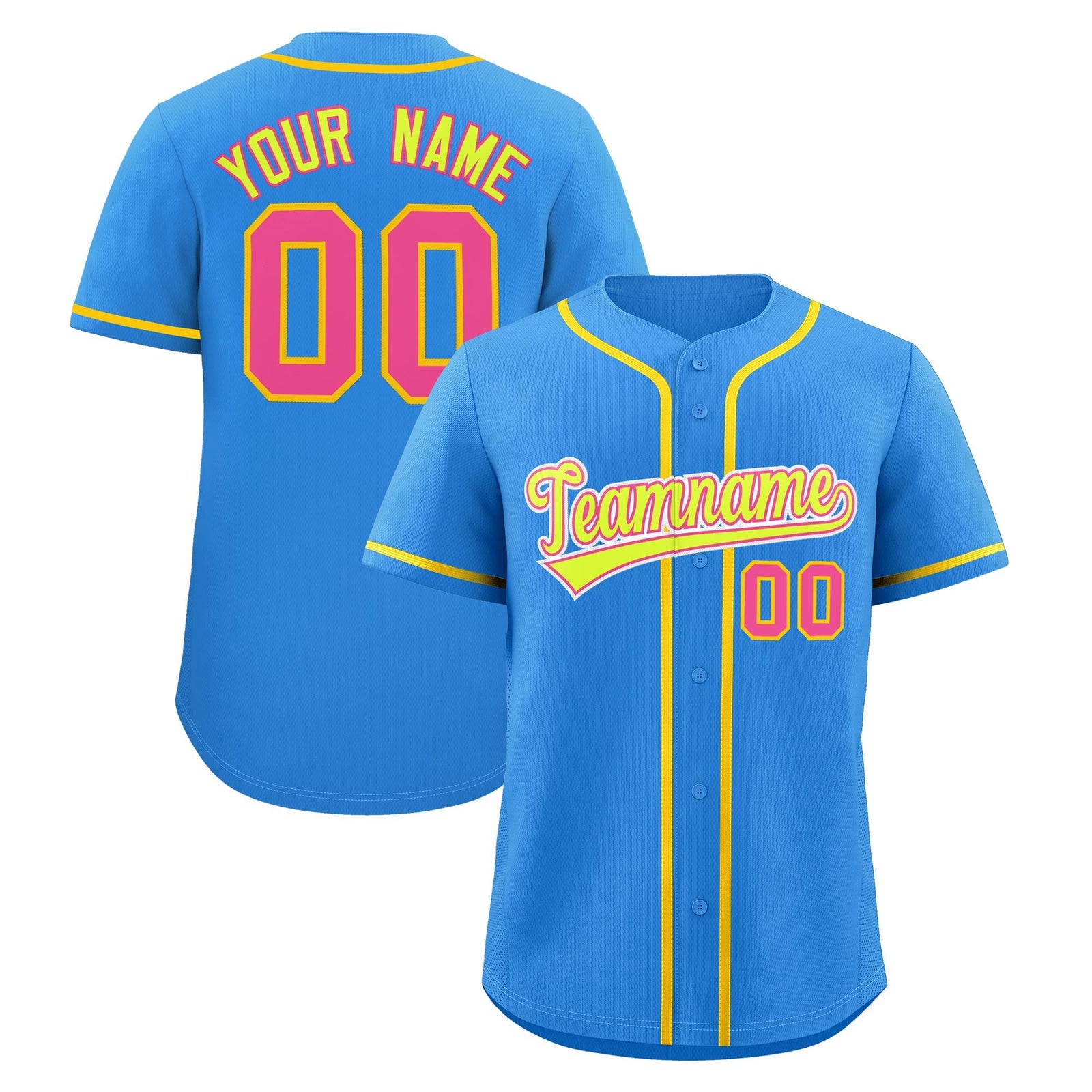 Custom Light Blue Classic Style Stitched Sports Uniform Personalized For Teams Quick Dry Baseball Jersey| KXKSHOP