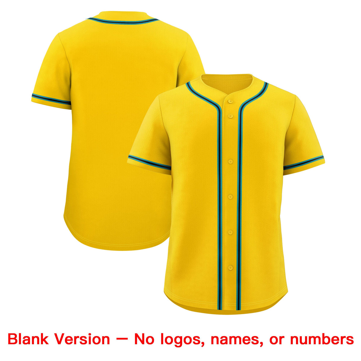Custom Gold Classic Style Stitched Sports Uniform Personalized For Teams Quick Dry Baseball Jersey| KXKSHOP