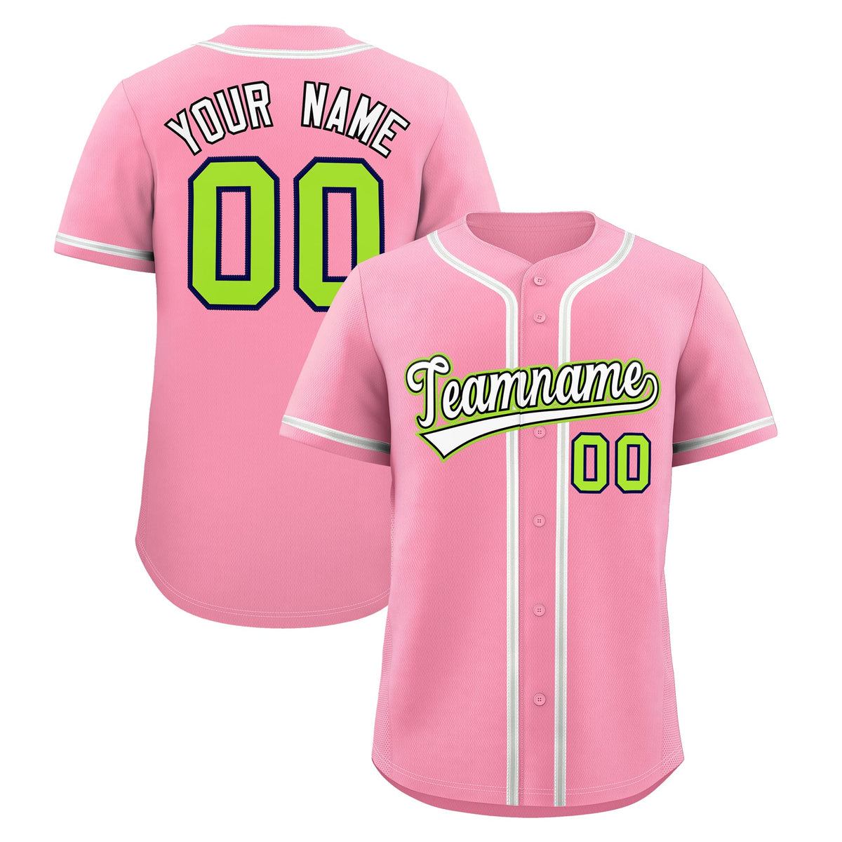Custom Light Pink Classic Style Stitched Sports Uniform Personalized For Teams Quick Dry Baseball Jersey| KXKSHOP