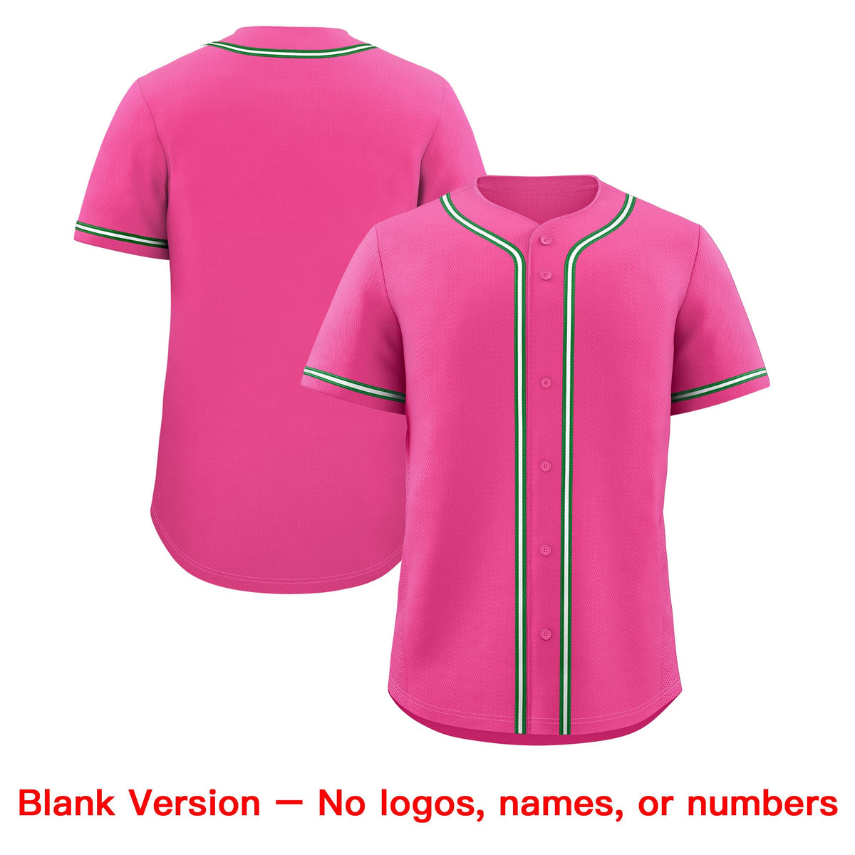 Custom Pink Classic Style Stitched Sports Uniform Personalized For Teams Lightweight Baseball Jersey| KXKSHOP