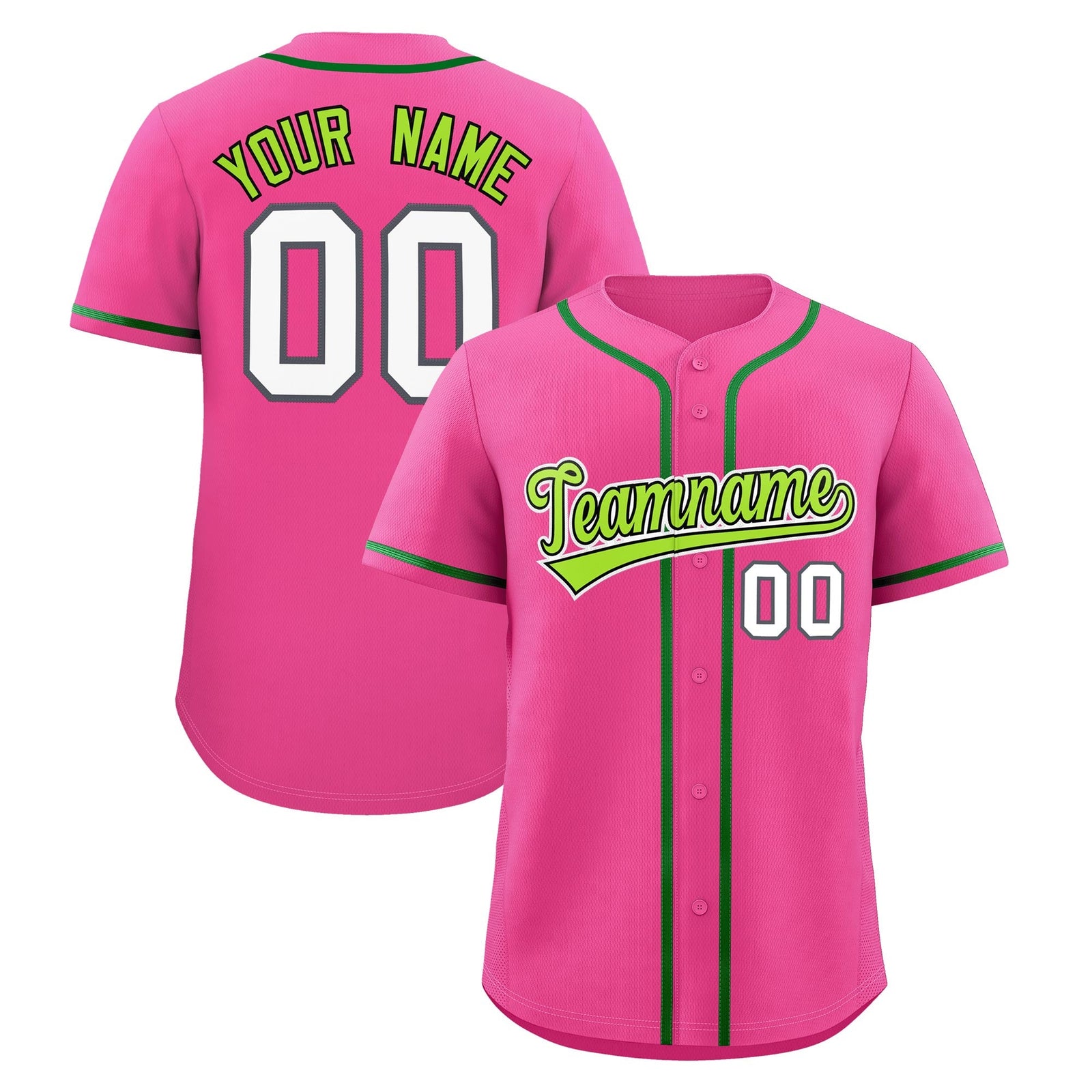 Custom Pink Classic Style Stitched Sports Uniform Personalized For Teams Quick Dry Baseball Jersey| KXKSHOP