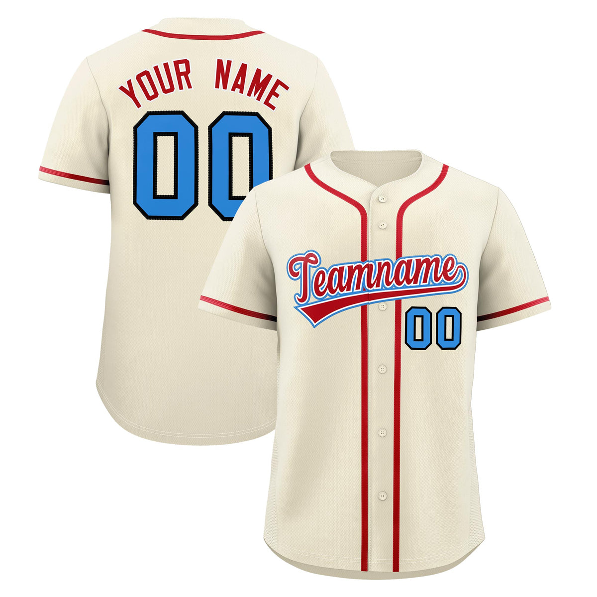 Custom Cream Classic Style Stitched Sports Uniform Personalized For Teams Quick Dry Baseball Jersey| KXKSHOP