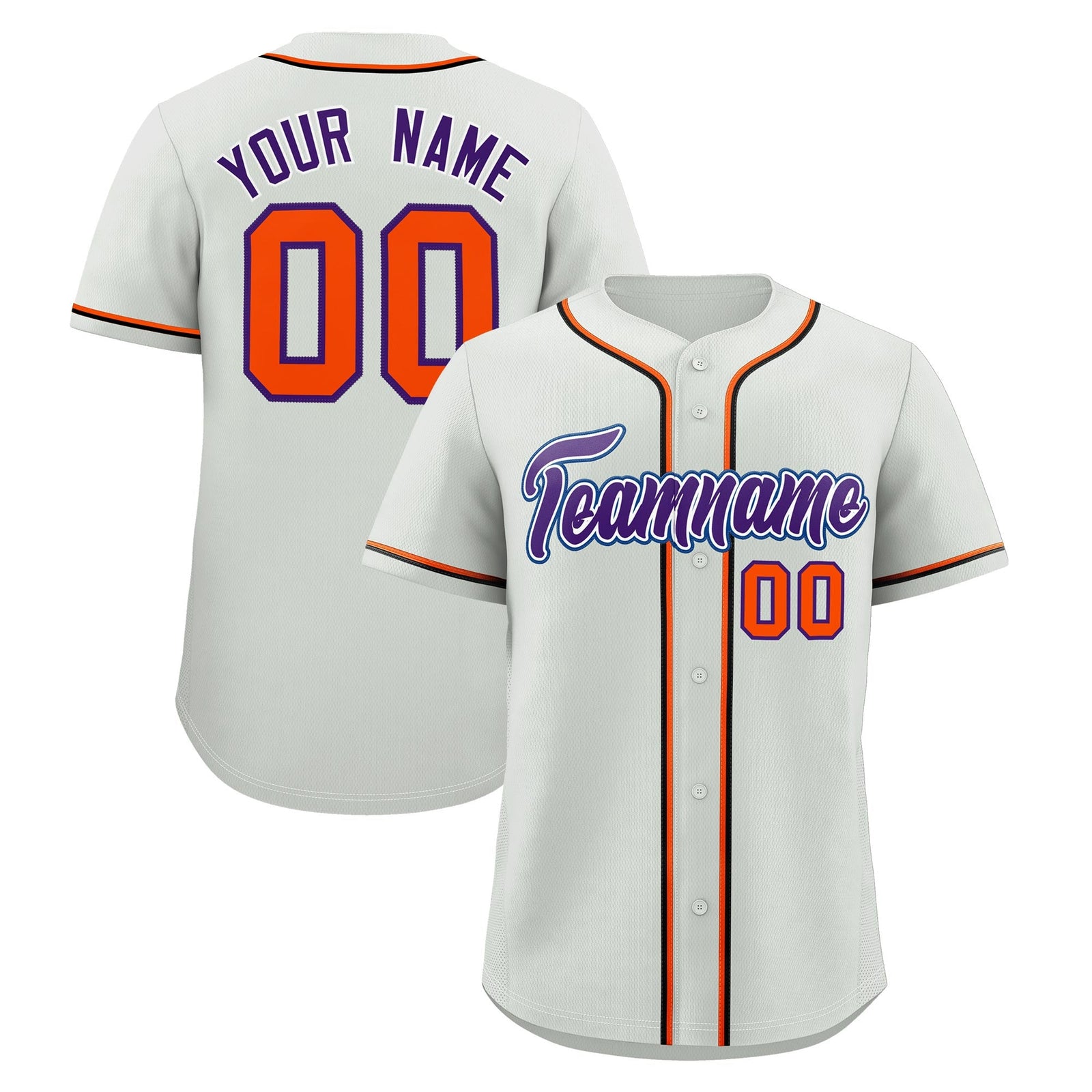 Custom Light Gray Classic Style Stitched Sports Uniform Personalized For Teams Quick Dry Baseball Jersey| KXKSHOP