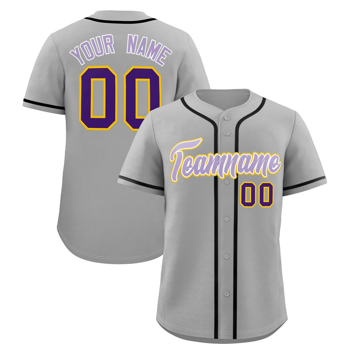 Custom Light Gray Classic Style Stitched Sports Uniform Personalized For Teams Lightweight Baseball Jersey| KXKSHOP