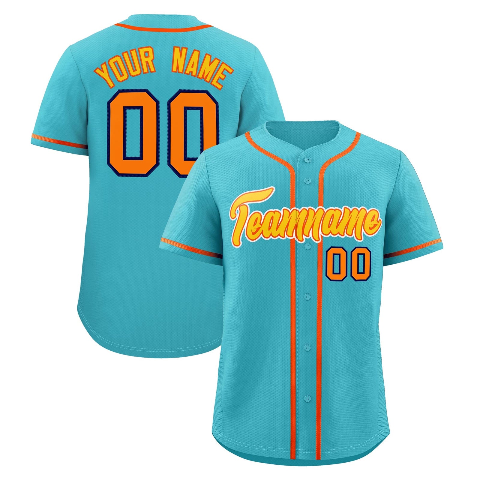 Custom Sky Blue Classic Style Stitched Sports Uniform Personalized For Teams Quick Dry Baseball Jersey| KXKSHOP