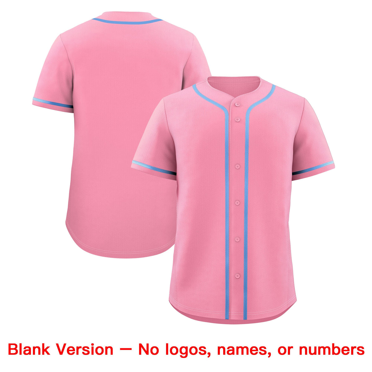 Custom Light Pink Classic Style Stitched Sports Uniform Personalized For Teams Lightweight Baseball Jersey| KXKSHOP