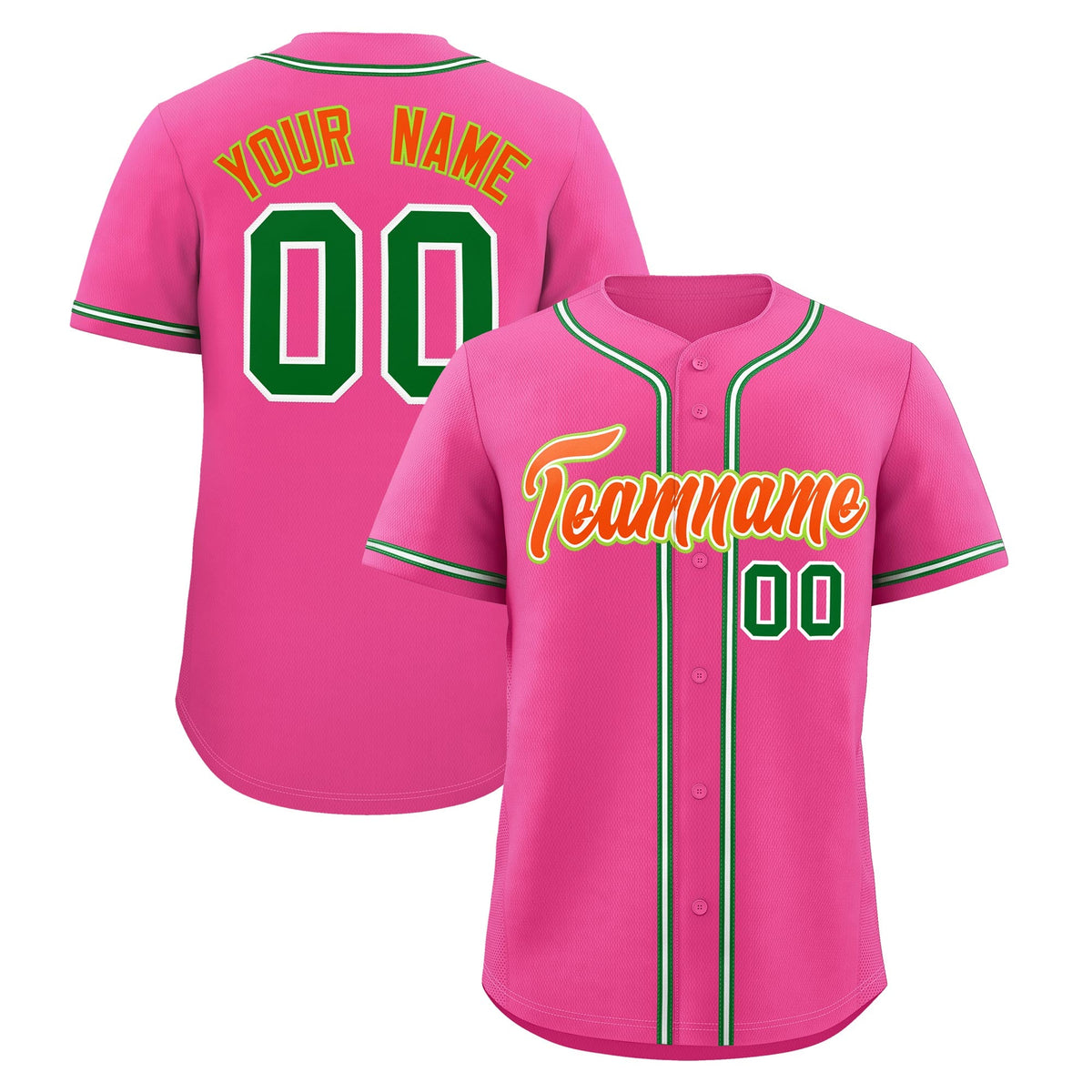 Custom Pink Classic Style Stitched Sports Uniform Personalized For Teams Lightweight Baseball Jersey| KXKSHOP
