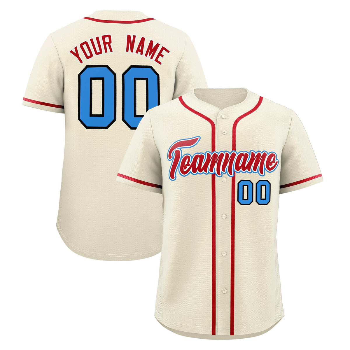 Custom Cream Classic Style Stitched Sports Uniform Personalized For Teams Quick Dry Baseball Jersey| KXKSHOP