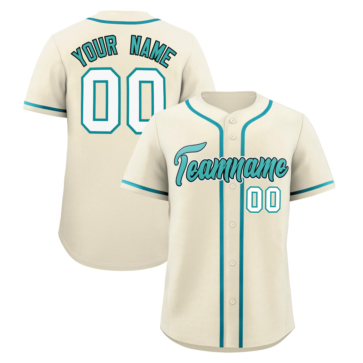 Custom Cream Classic Style Stitched Sports Uniform Personalized For Teams Lightweight Baseball Jersey| KXKSHOP