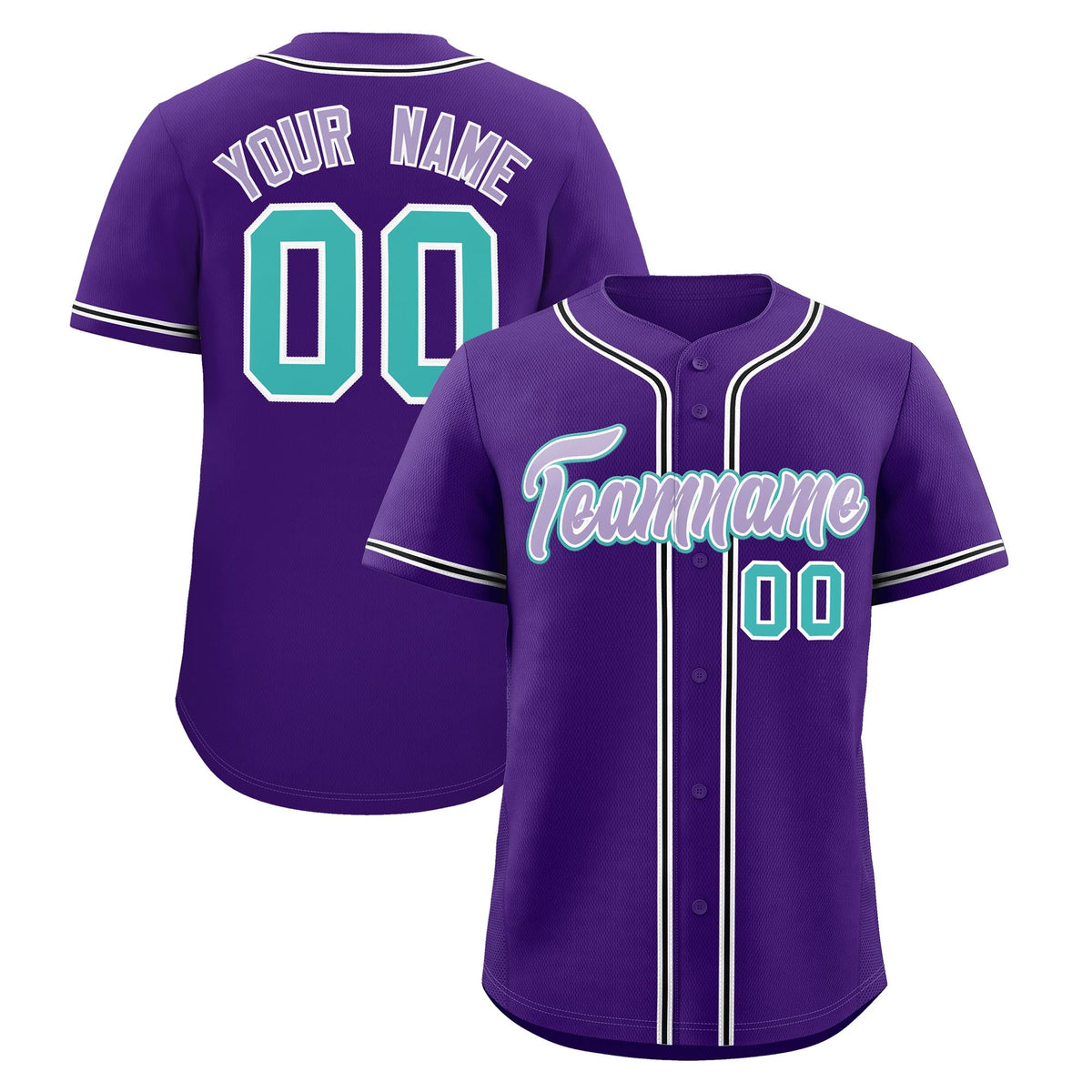 Custom Purple Classic Style Stitched Sports Uniform Personalized For Teams Lightweight Baseball Jersey| KXKSHOP