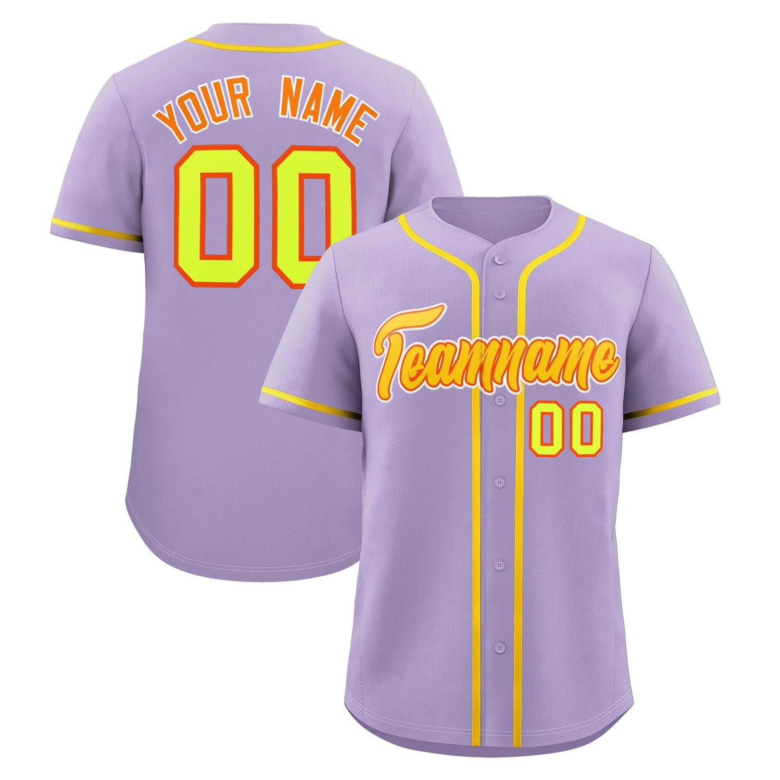 Custom Light Purple Classic Style Stitched Sports Uniform Personalized For Teams Lightweight Baseball Jersey| KXKSHOP
