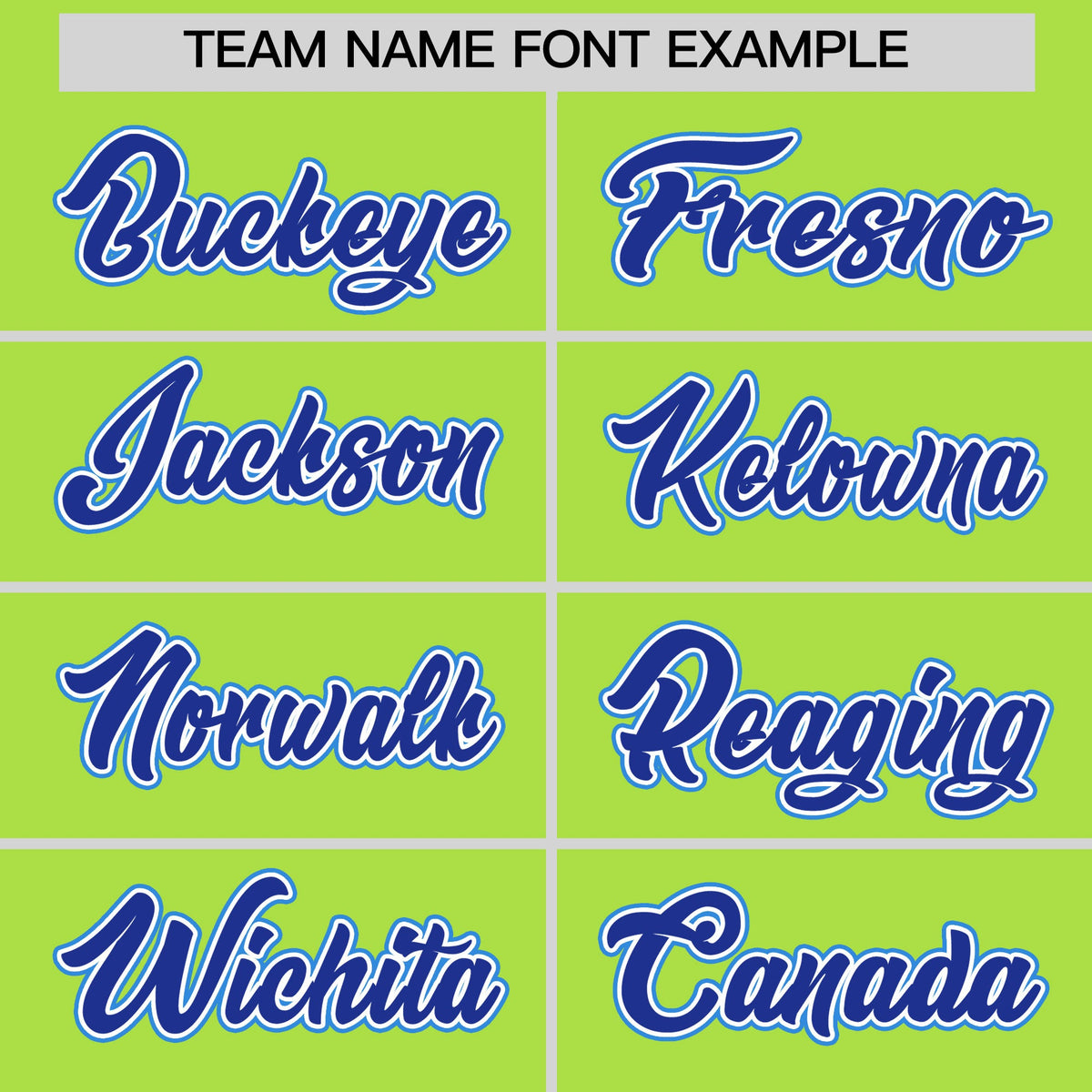 Custom Neon Green Classic Style Stitched Sports Uniform Personalized For Teams Quick Dry Baseball Jersey| KXKSHOP