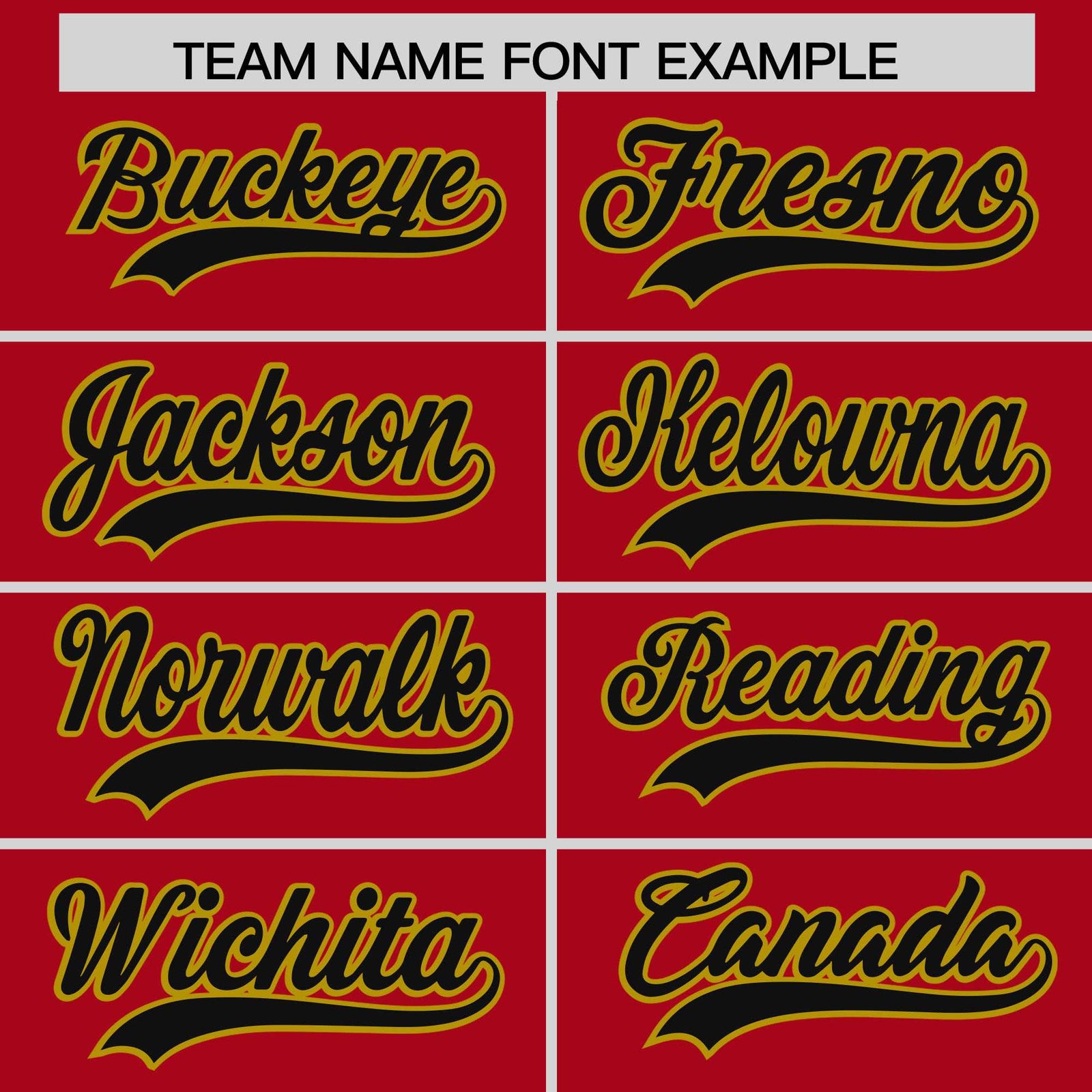 Custom Red Old Gold Baroque Style Personalized Baseball Jersey