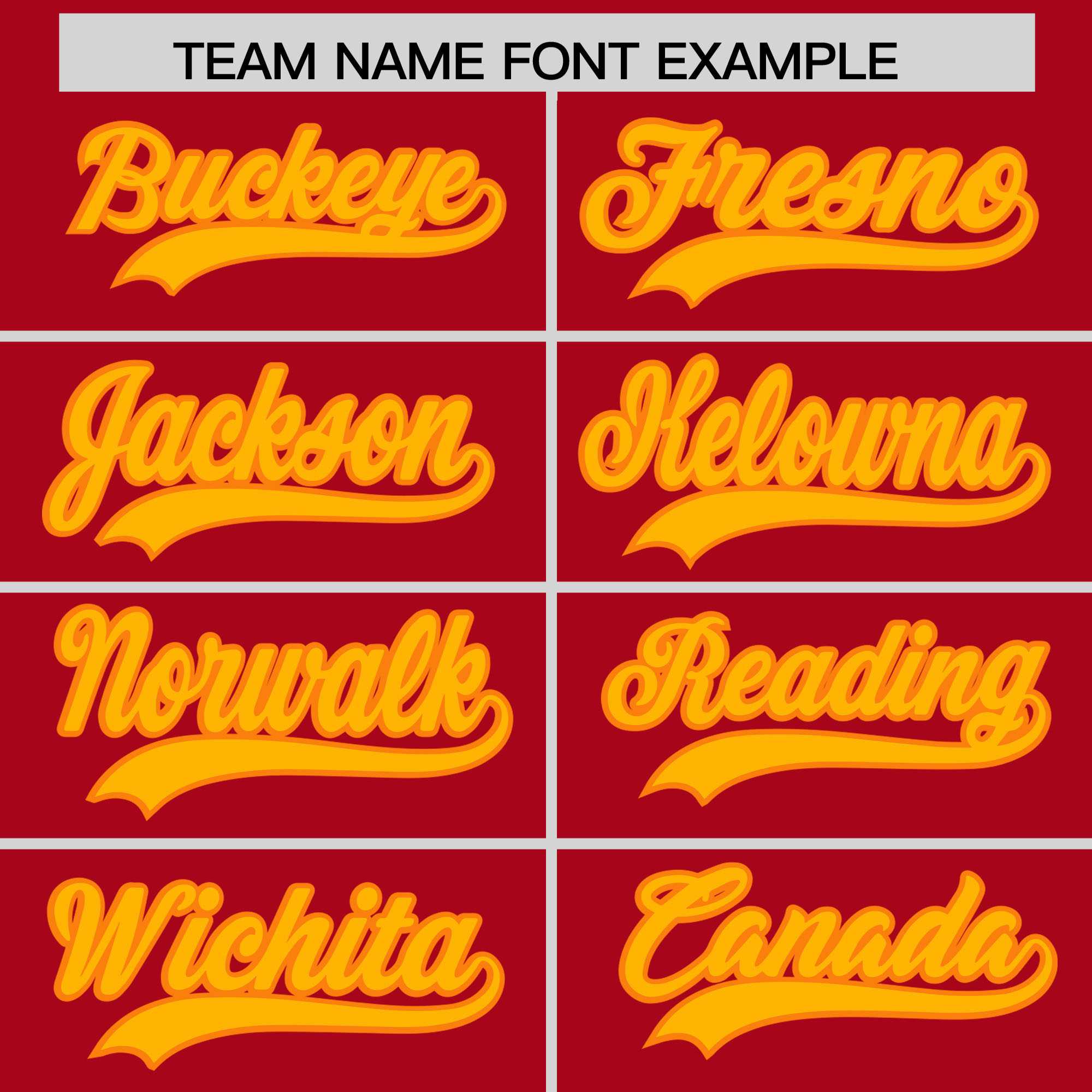 Custom Red Yellow Baroque Style Personalized Baseball Jersey