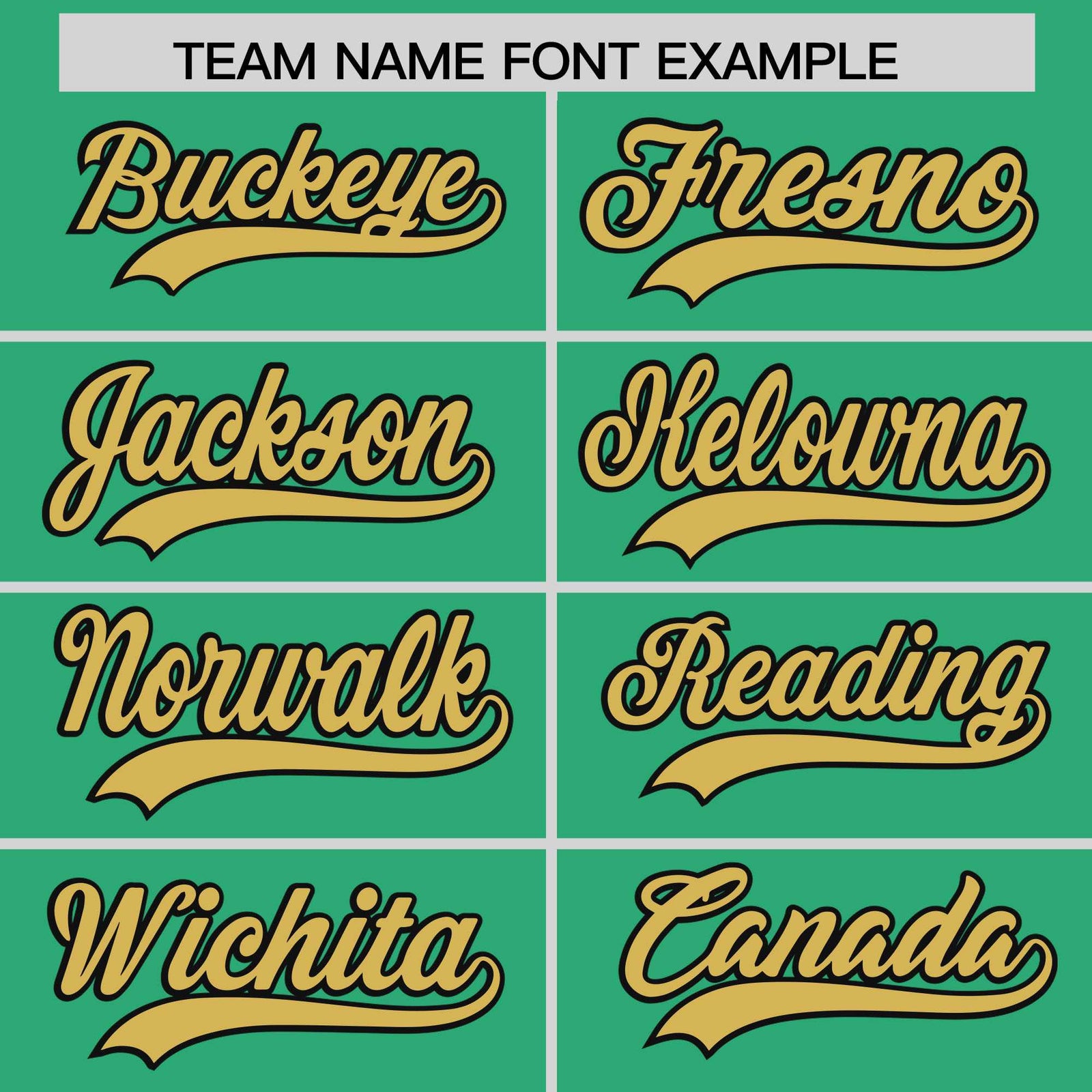 Custom Bright Green Old Gold Baroque Style Personalized Baseball Jersey