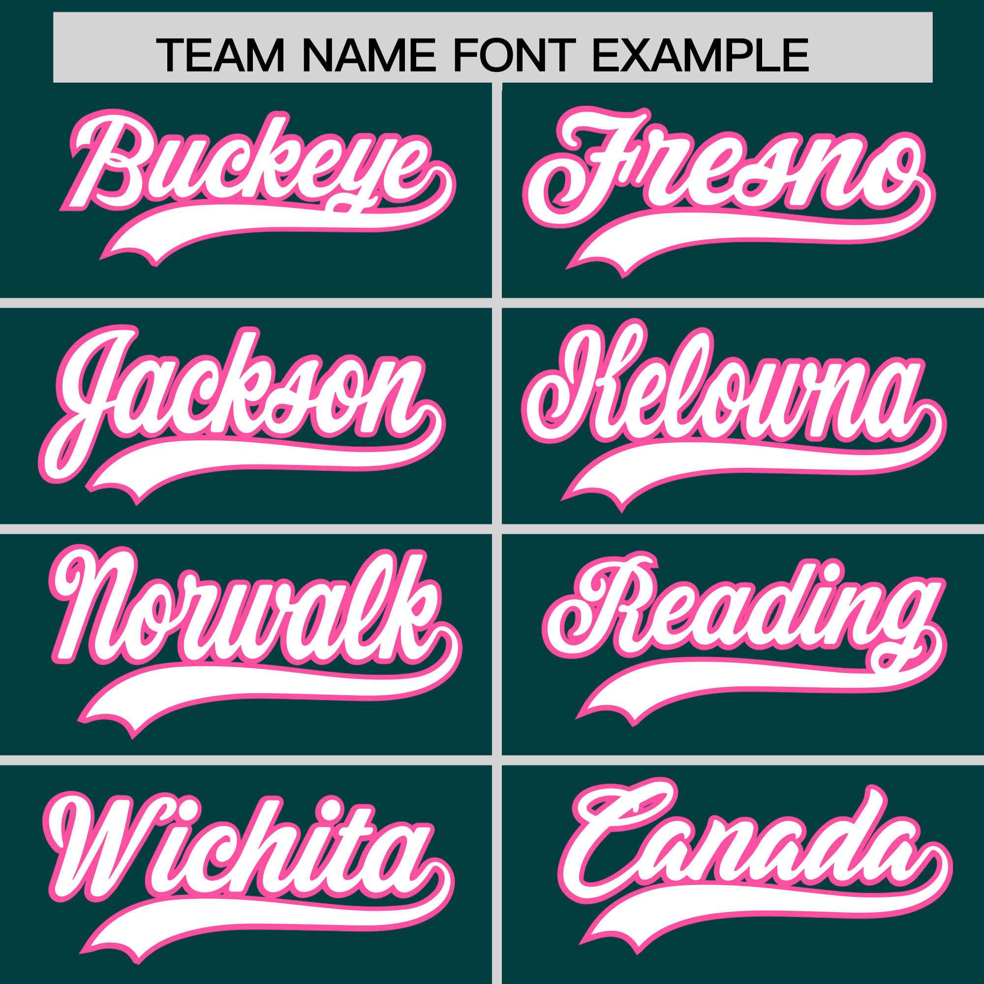 Custom Midnight Green Pink Baroque Style Personalized Baseball Jersey
