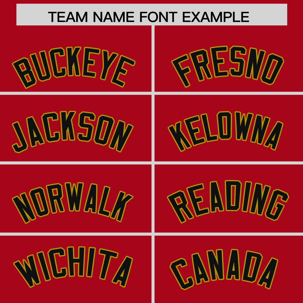 Custom Red Old Gold Baroque Style Personalized Baseball Jersey