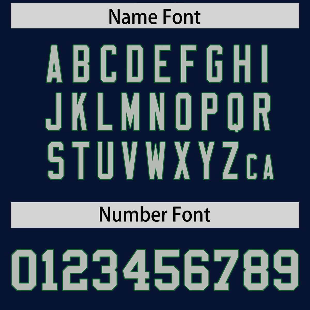 Custom Navy Kelly Green Baroque Style Personalized Baseball Jersey