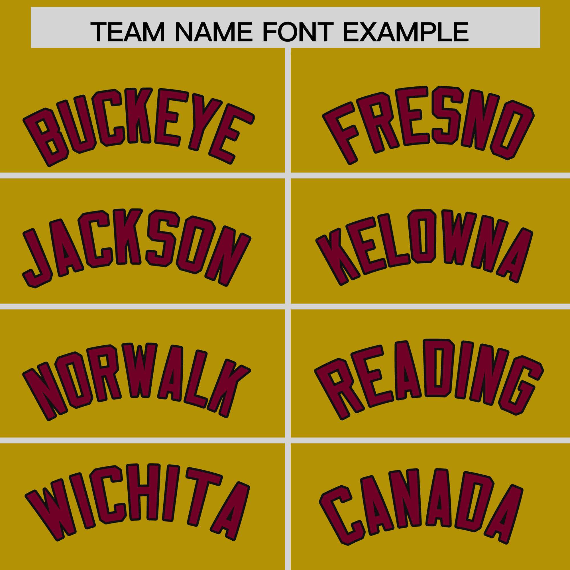 Custom Old Gold Crimson Baroque Style Personalized Baseball Jersey
