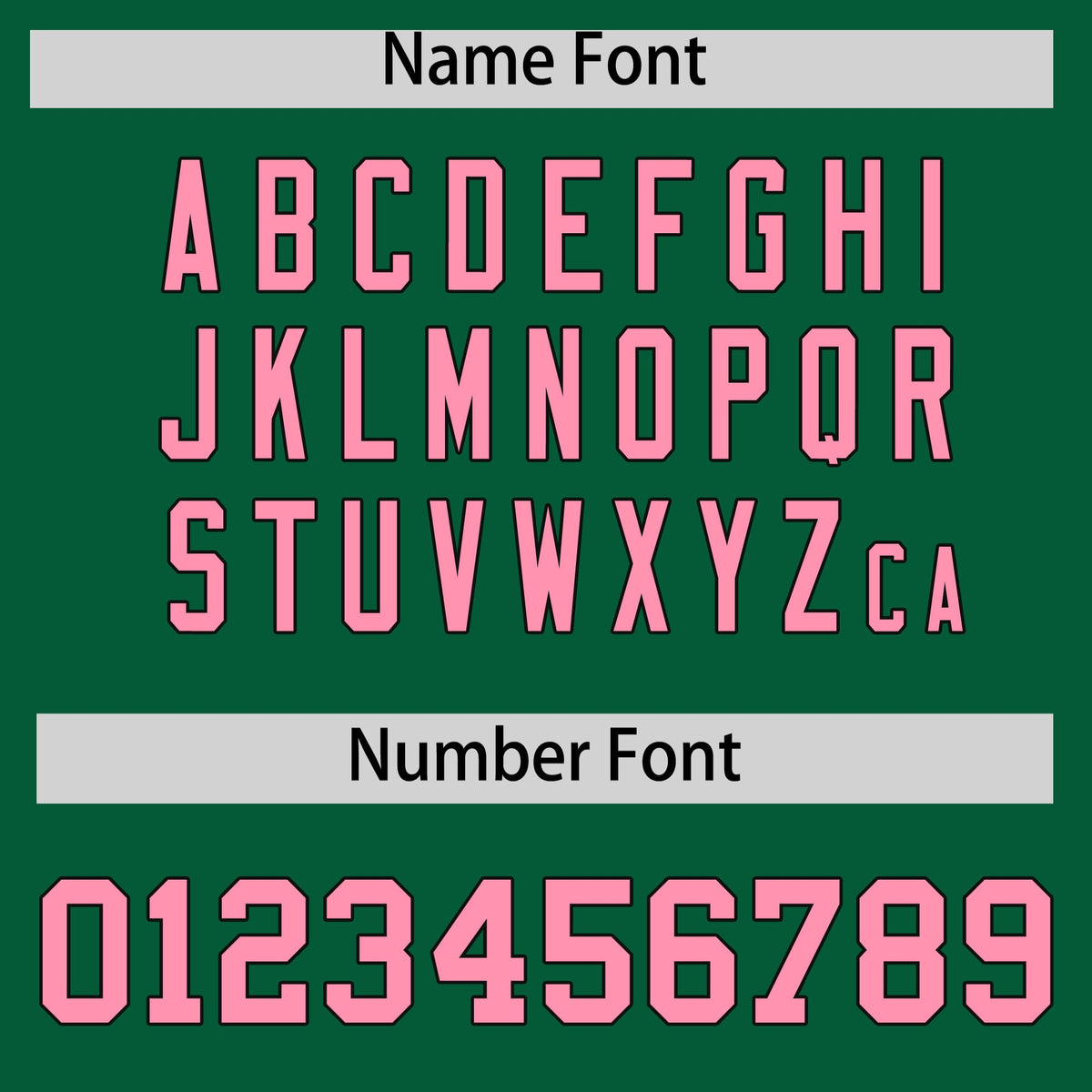 Custom Kelly Green Light Pink Baroque Style Personalized Baseball Jersey