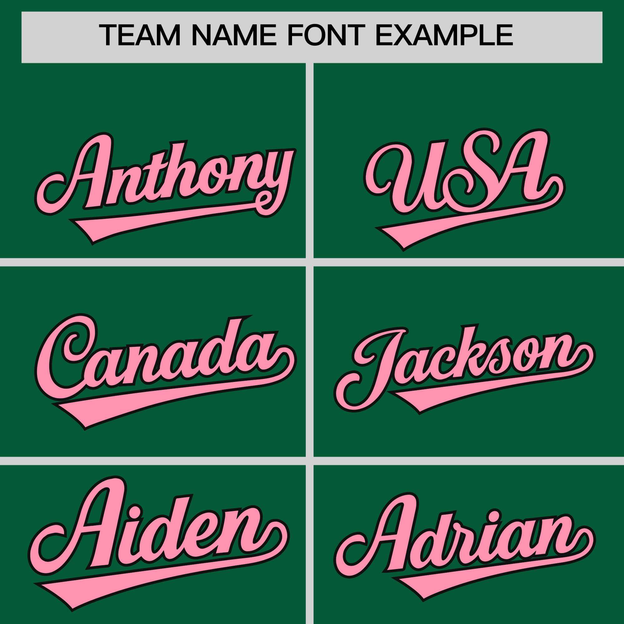 Custom Kelly Green Light Pink Baroque Style Personalized Baseball Jersey