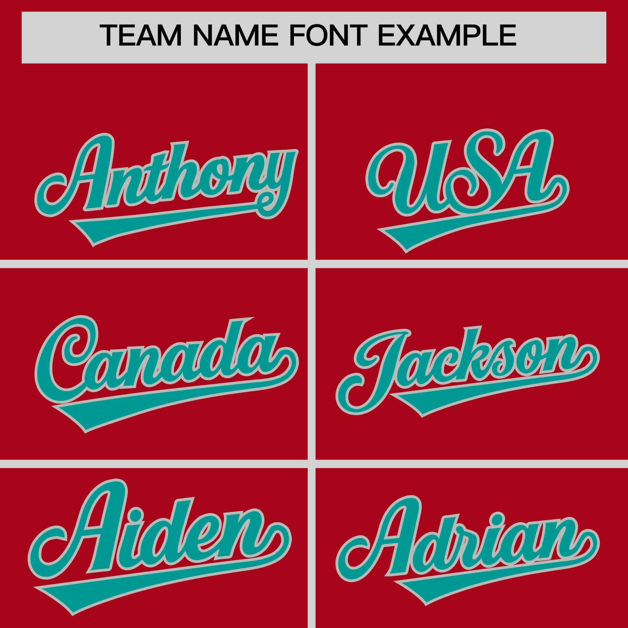 Custom Red Teal Baroque Style Personalized Baseball Jersey