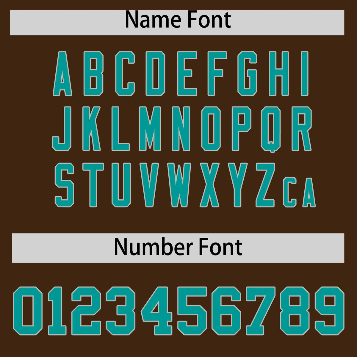 Custom Brown Teal Baroque Style Personalized Baseball Jersey