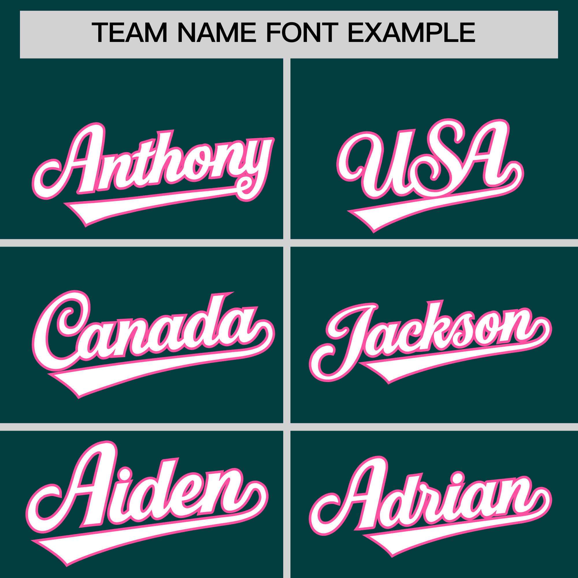 Custom Midnight Green Pink Baroque Style Personalized Baseball Jersey