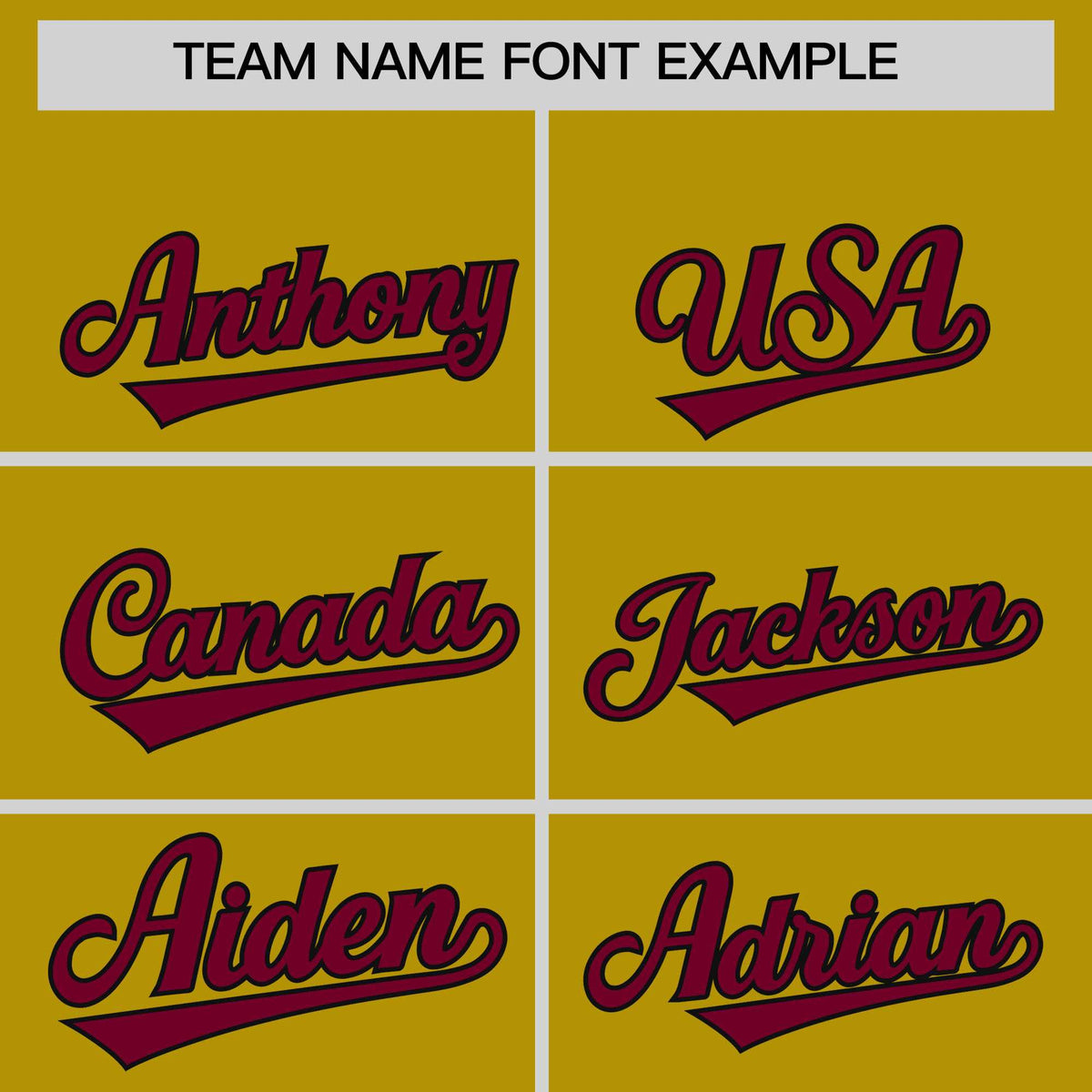 Custom Old Gold Crimson Baroque Style Personalized Baseball Jersey