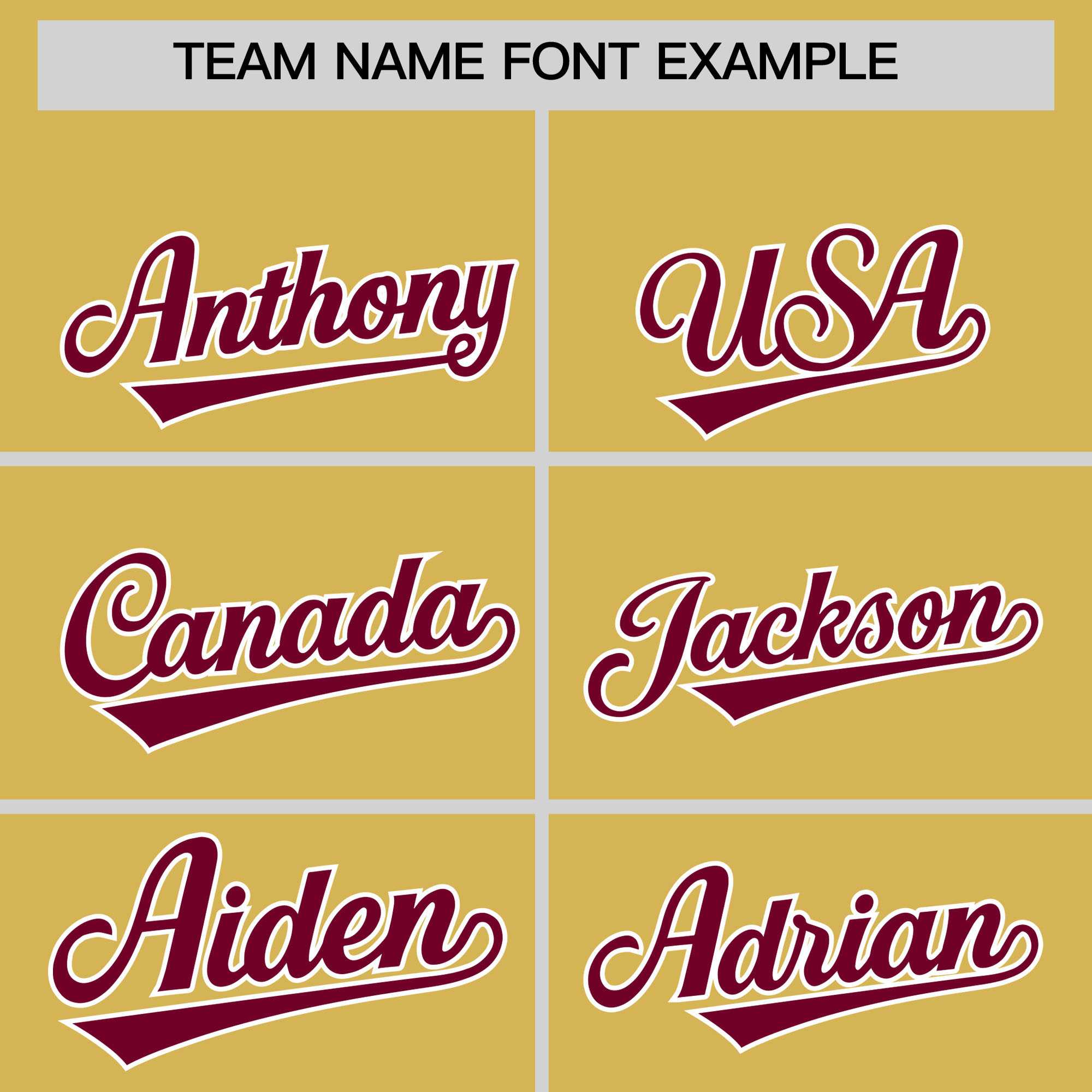 Custom Old Gold Crimson Baroque Style Personalized Baseball Jersey