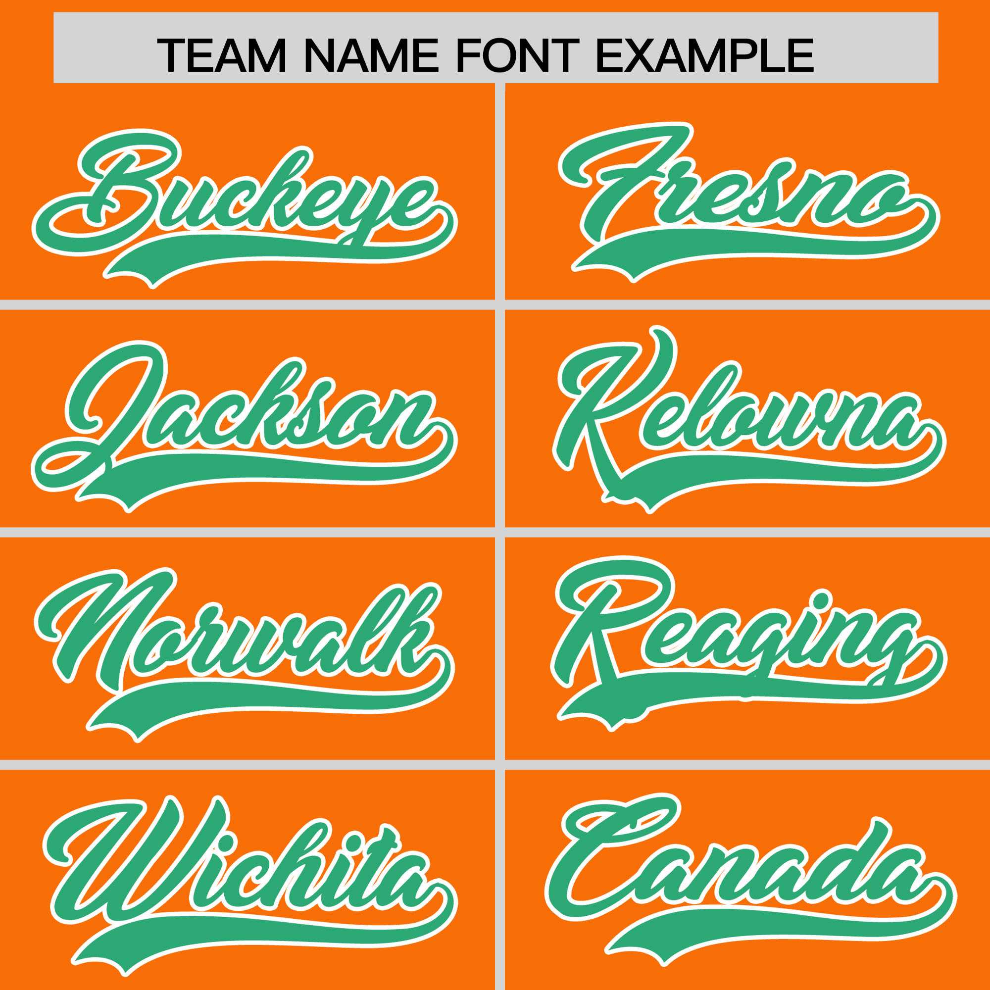Custom Orange Bright Green Baroque Style Personalized Baseball Jersey