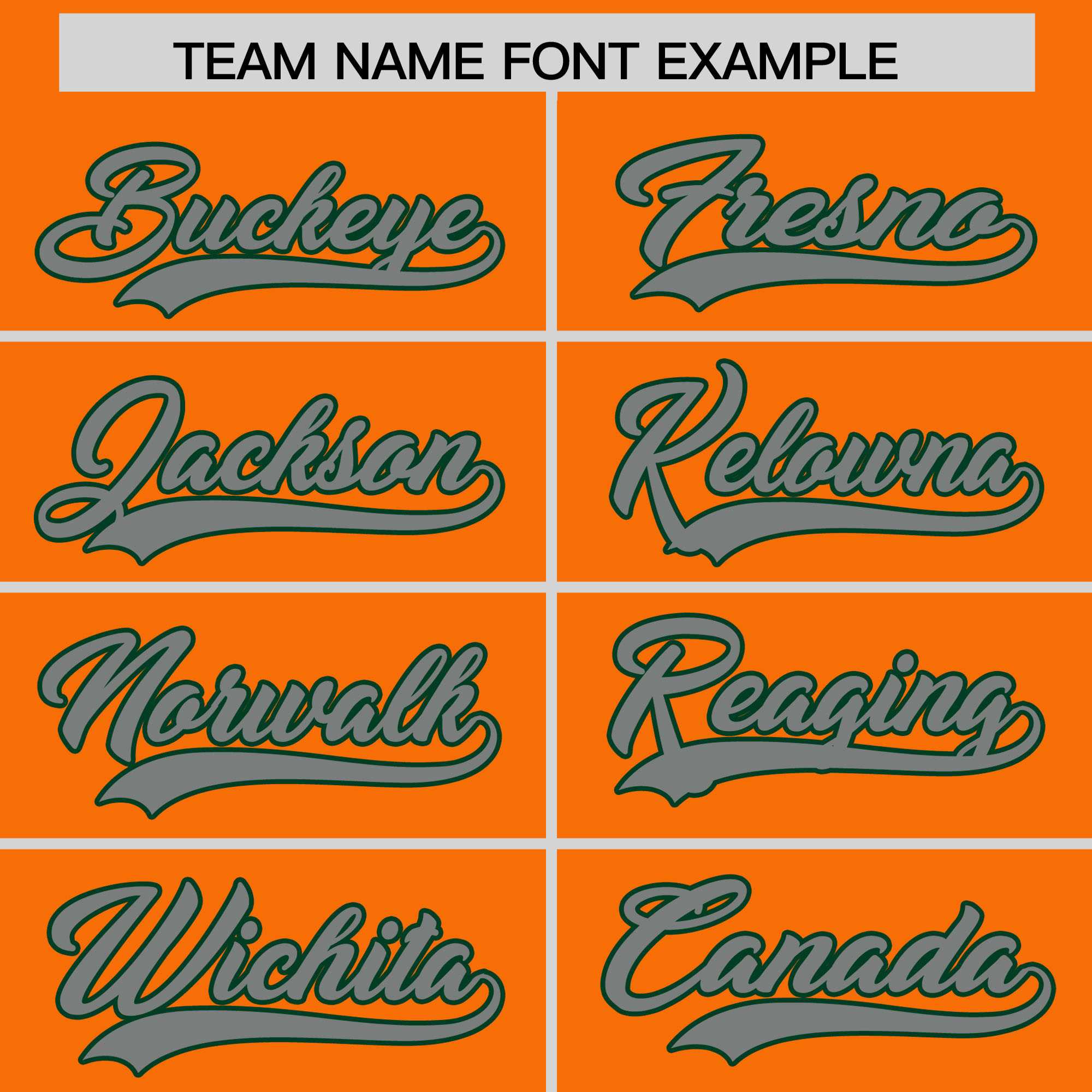 Custom Orange Green Baroque Style Personalized Baseball Jersey