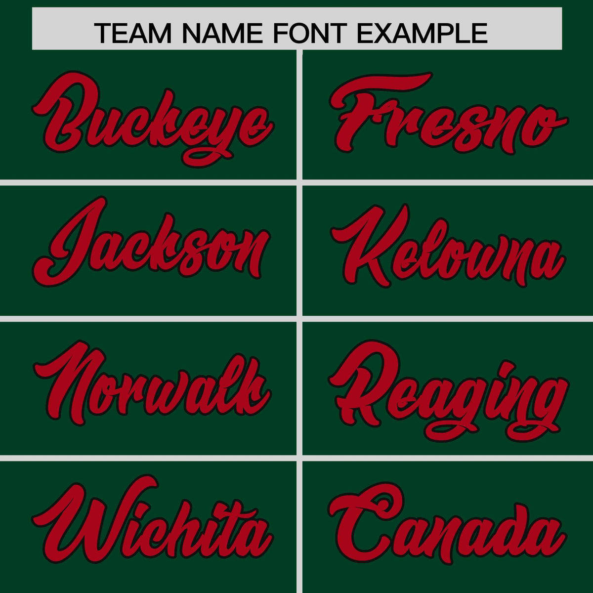 Custom Green Red Baroque Style Personalized Baseball Jersey