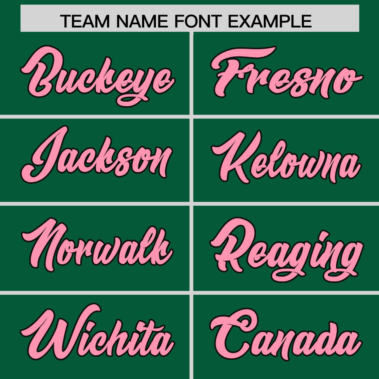 Custom Kelly Green Light Pink Baroque Style Personalized Baseball Jersey