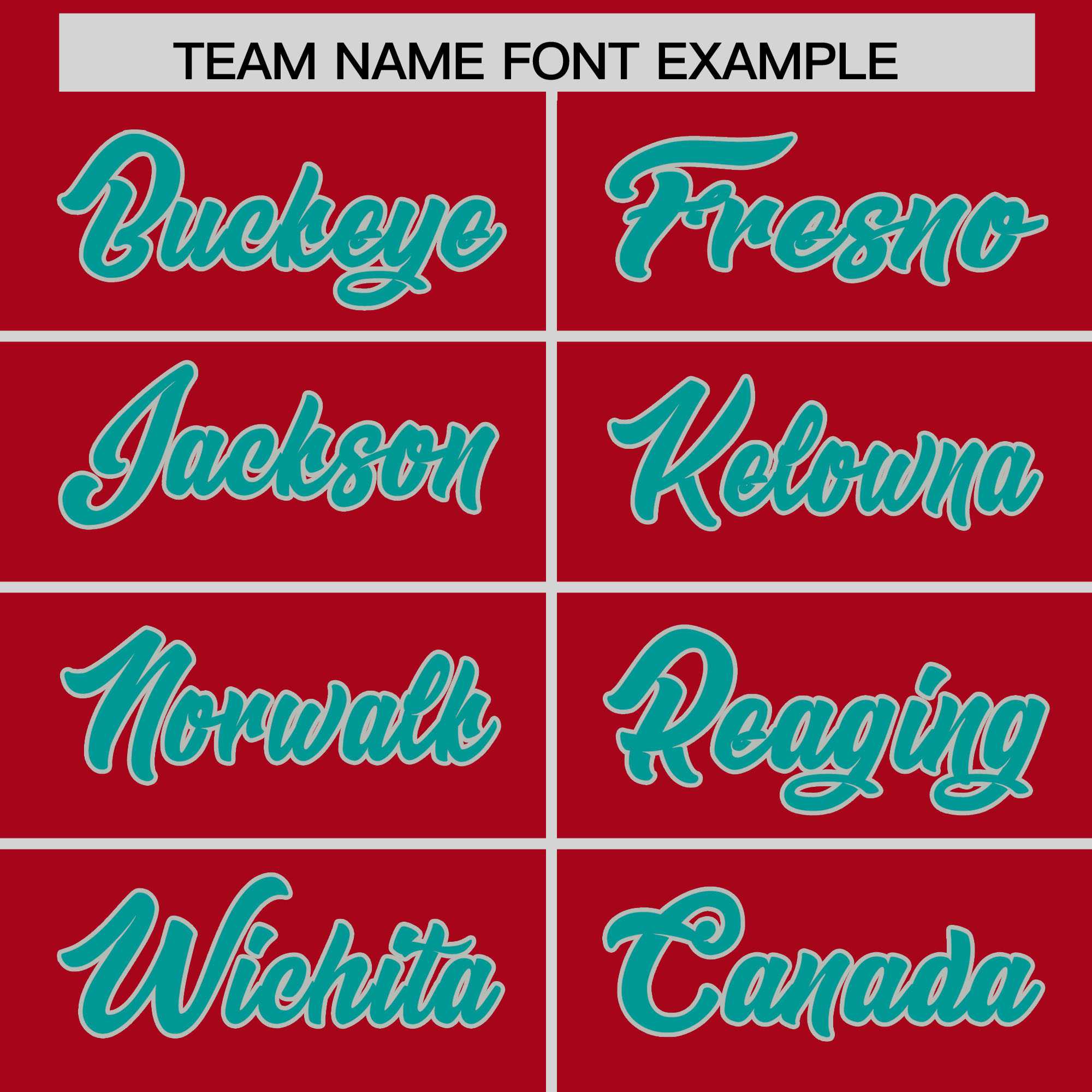 Custom Red Teal Baroque Style Personalized Baseball Jersey