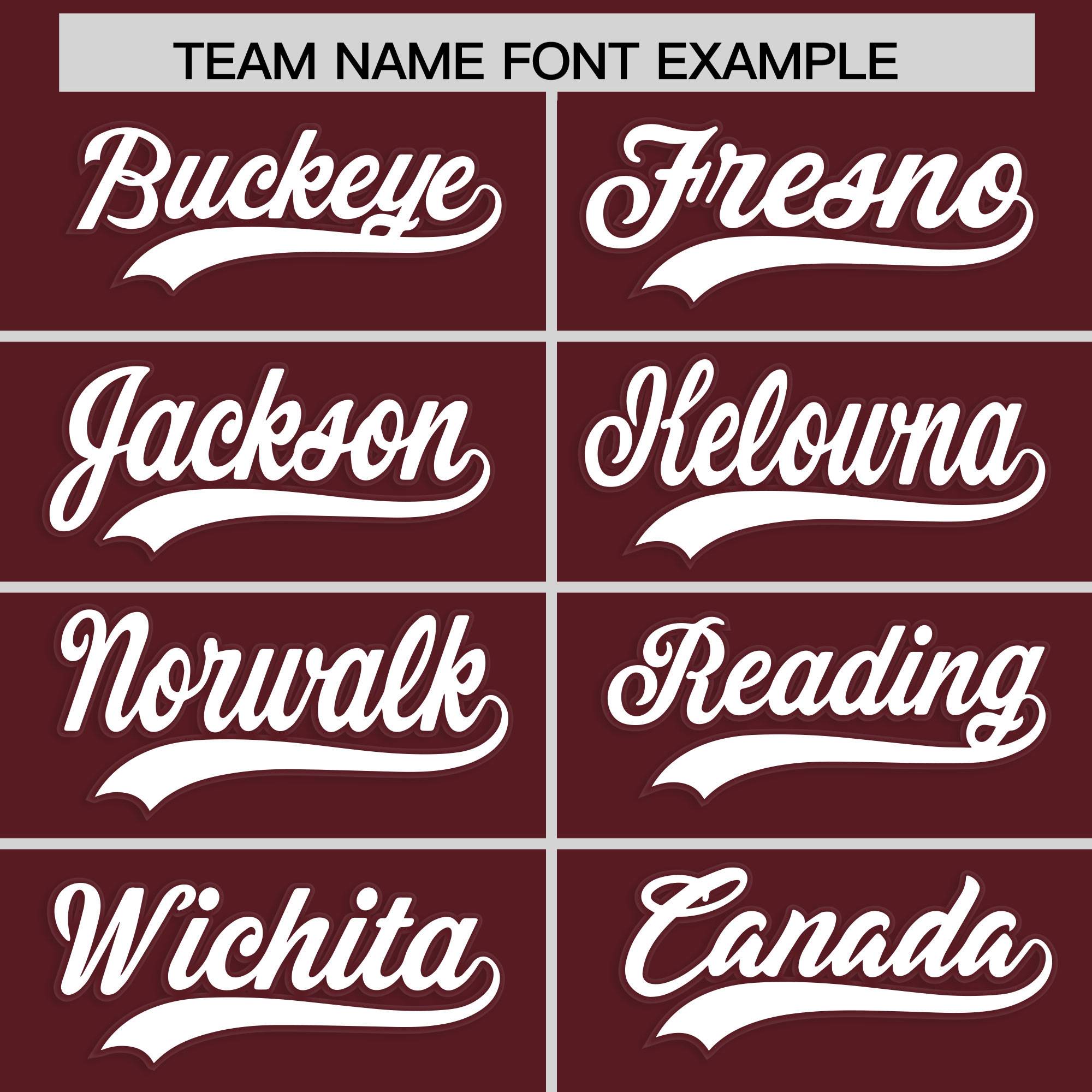 Custom Burgundy Classic Style Authentic Baseball Jersey